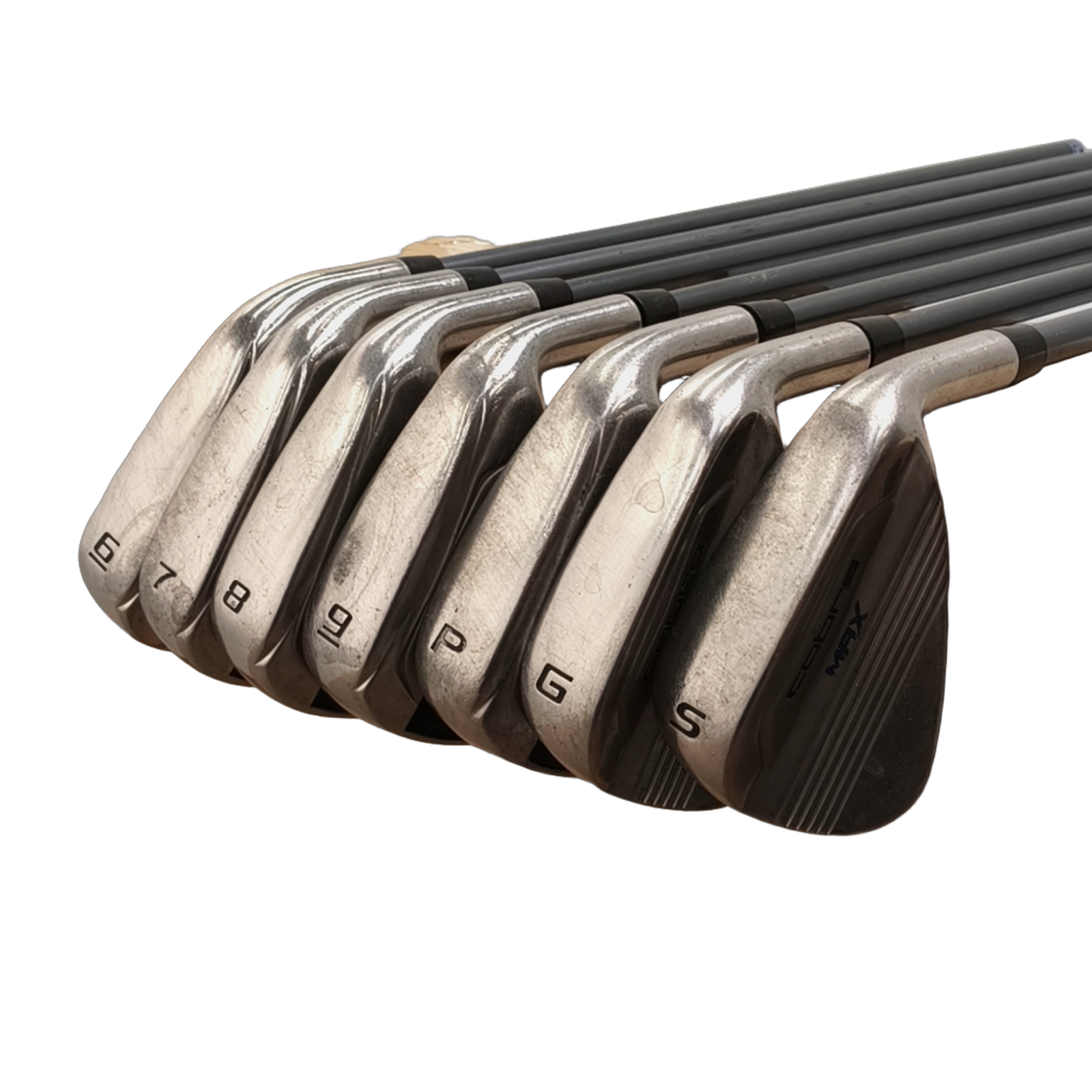 Cobra Max Jernsæt / 6-PW+GW+SW / Flex A-flex / Grafit [model:birefnet-general] [bg:handrolled]