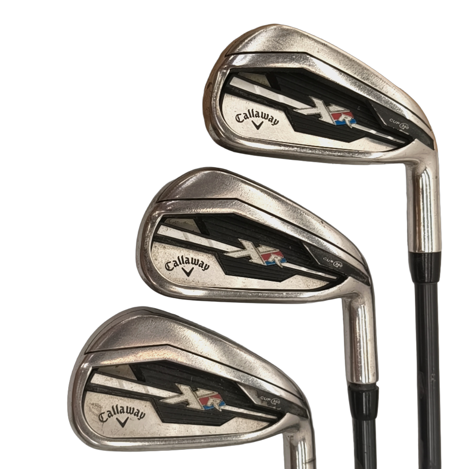 Callaway XR Jernsæt / 5-PW+SW / Flex A-flex / Grafit [model:birefnet-general] [bg:handrolled]