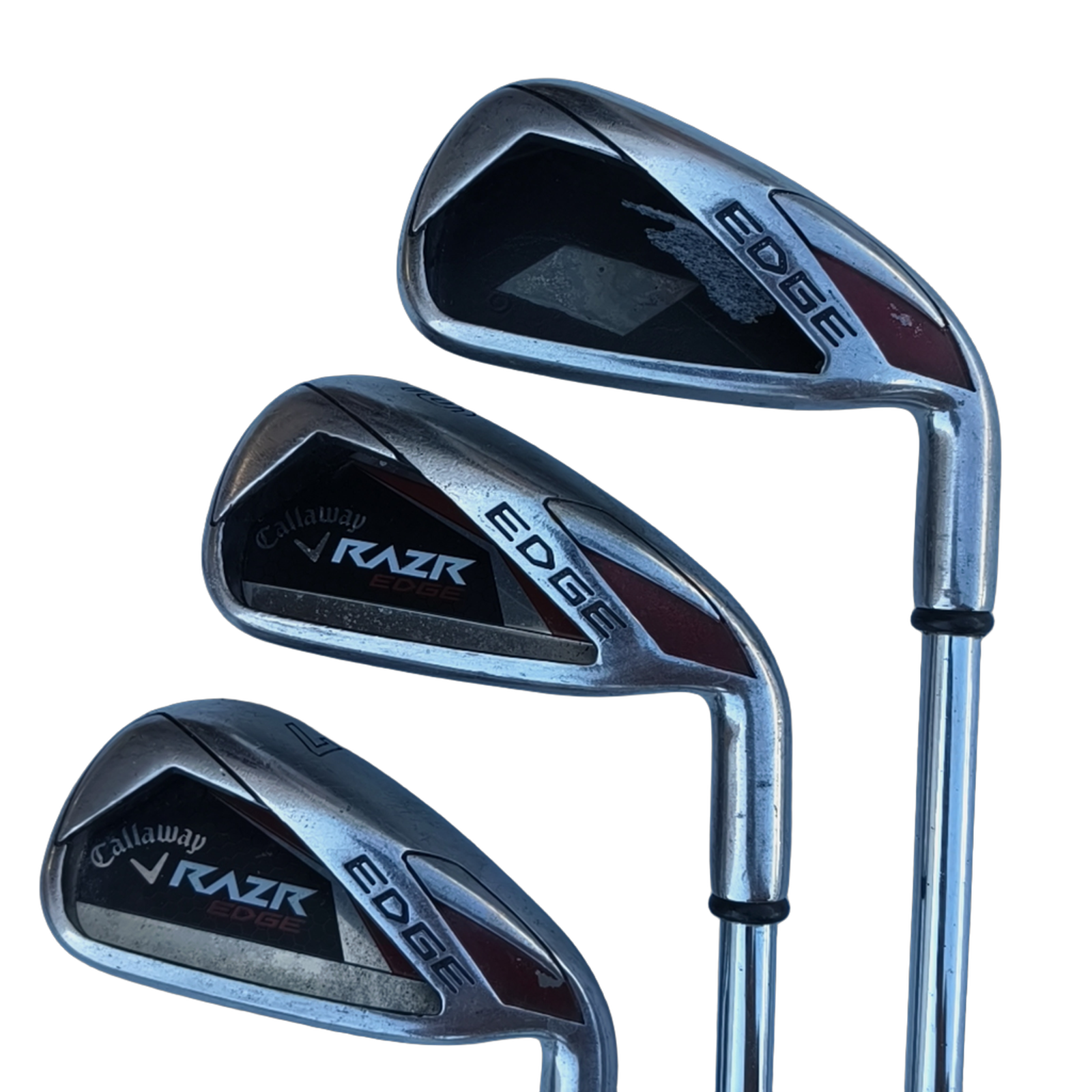 Callaway RAZR Edge Jernsæt / 5-9i+SW / Flex Uniflex / Stål [model:birefnet-general] [bg:handrolled]