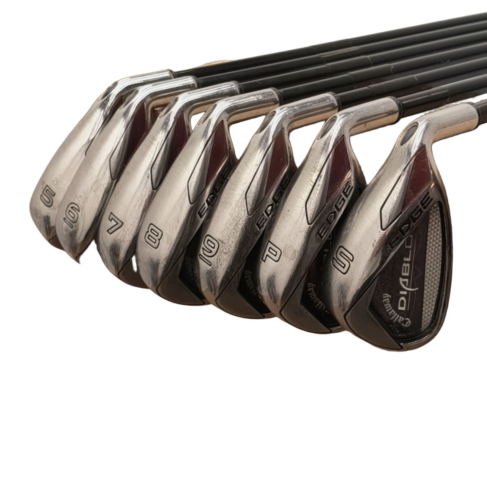 Callaway Diablo Edge Jernsæt / 5-PW+SW / Flex A-flex / Grafit [model:birefnet-general] [bg:handrolled]