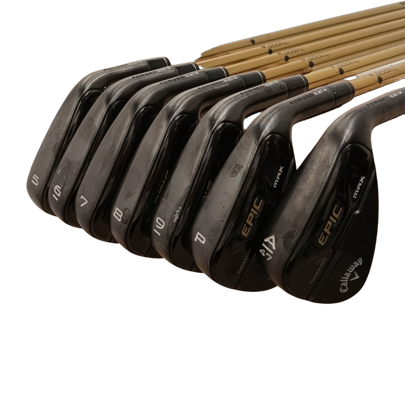 Callaway Epic Max ✩ Jernsæt / 5-PW+AW / Flex Regular / Grafit [model:birefnet-general] [bg:handrolled]