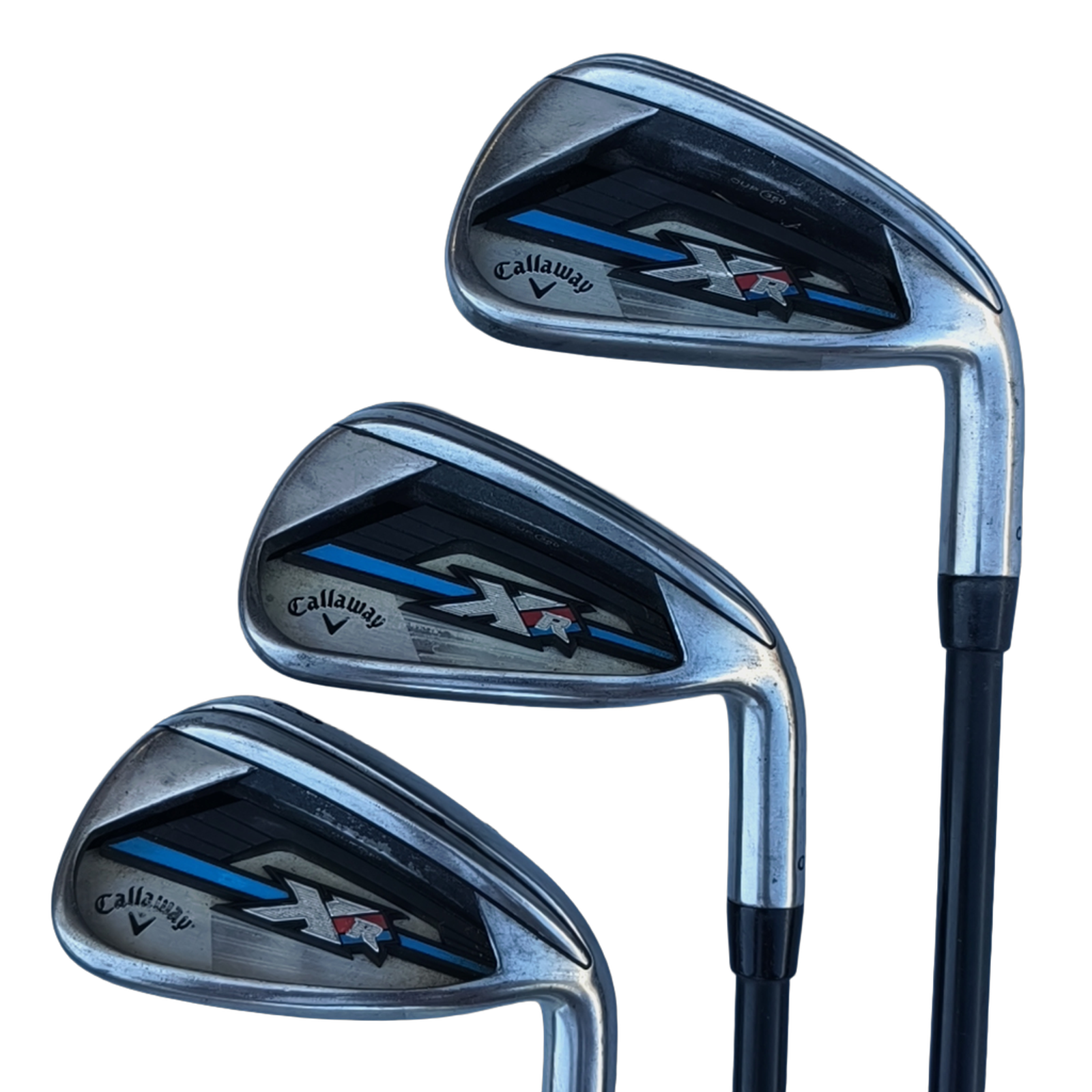 Callaway XR Jernsæt / 6-PW / Flex A-flex / Grafit [model:birefnet-general] [bg:handrolled]