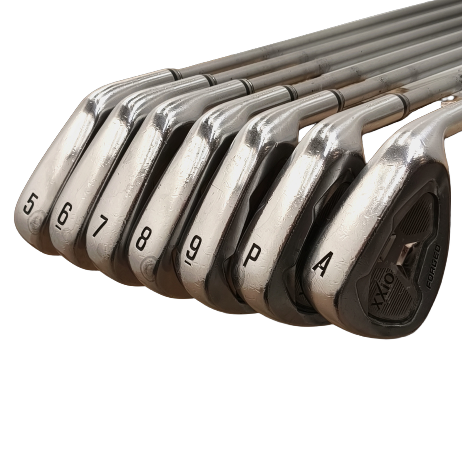 XXIO Forged Jernsæt / 5-PW+AW / Flex Regular / Grafit [model:birefnet-general] [bg:handrolled]