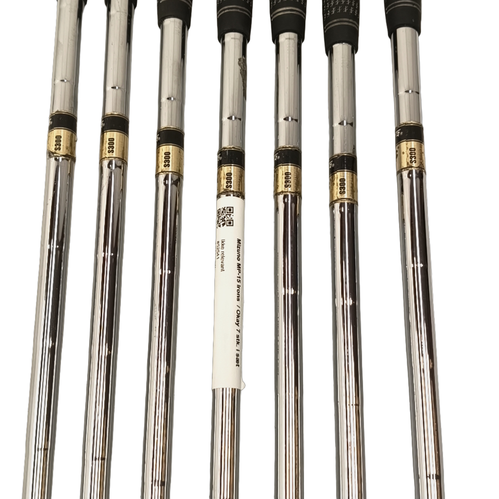 Mizuno MP-15 Jernsæt / 4-PW / Flex Stiff / Stål [model:birefnet-general] [bg:handrolled]