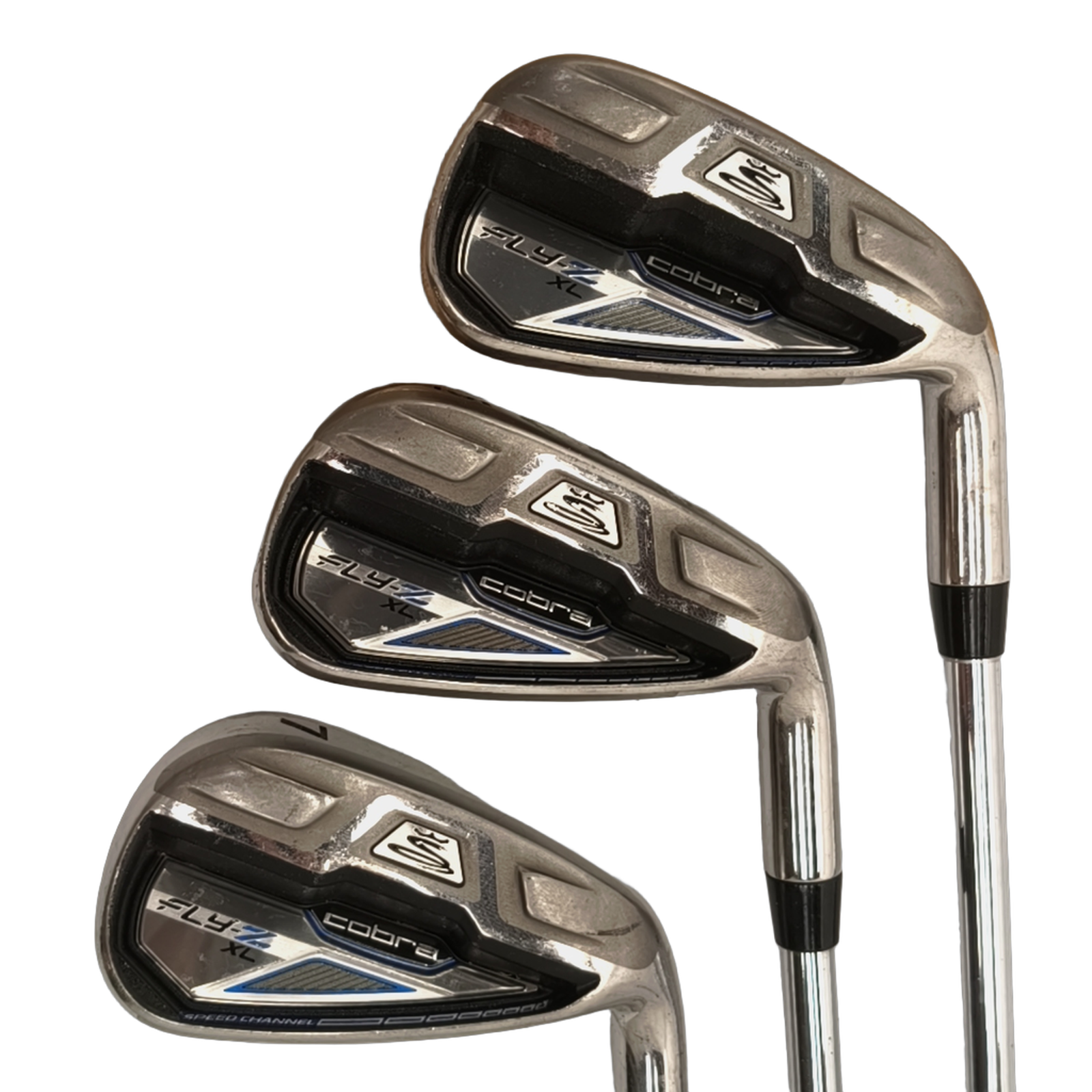 Cobra Fly-Z XL Jernsæt / 5-PW / Flex Regular / Stål [model:birefnet-general] [bg:handrolled]