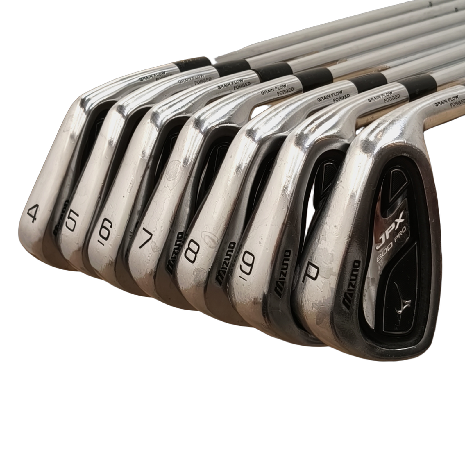Mizuno JPX 800 Pro Jernsæt / 4-PW / Flex Stiff / Stål [model:birefnet-general] [bg:handrolled]