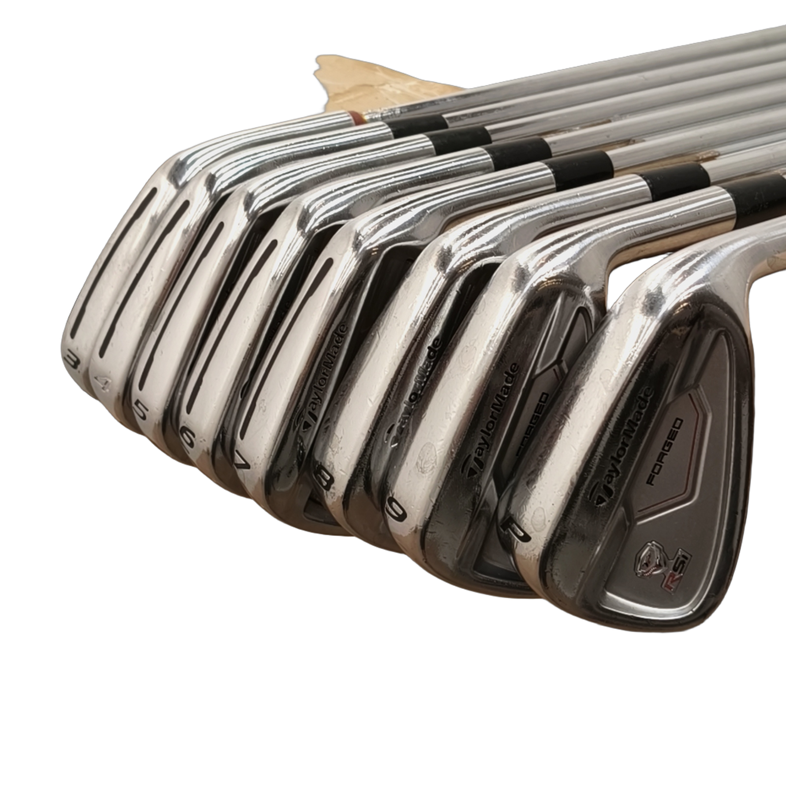 TaylorMade RSI Forged Jernsæt / 3-PW / Flex Stiff / Stål [model:birefnet-general] [bg:handrolled]