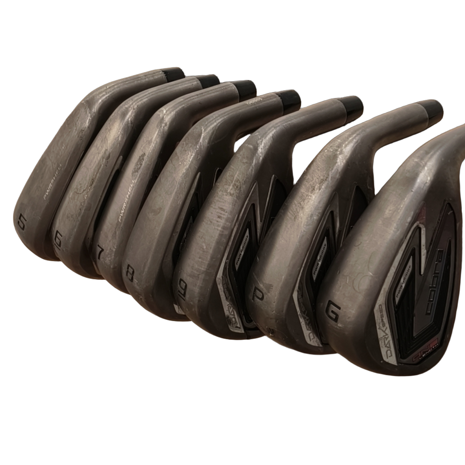 Cobra Darkspeed One Length Jernsæt / 5-PW+GW / Flex Regular / Stål [model:birefnet-general] [bg:handrolled]