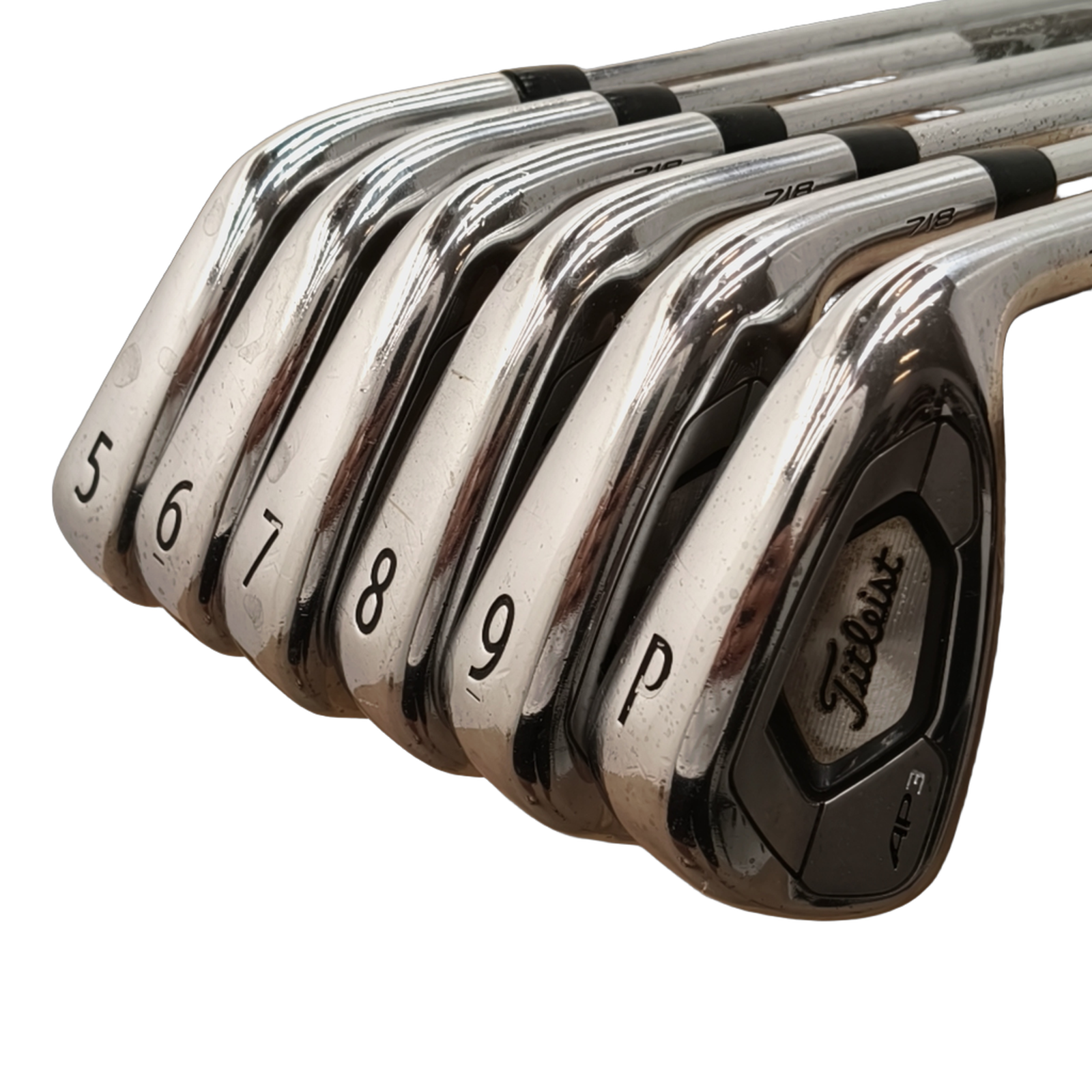 Titleist AP3 718 Jernsæt / 5-PW / Flex Regular / Stål [model:birefnet-general] [bg:handrolled]