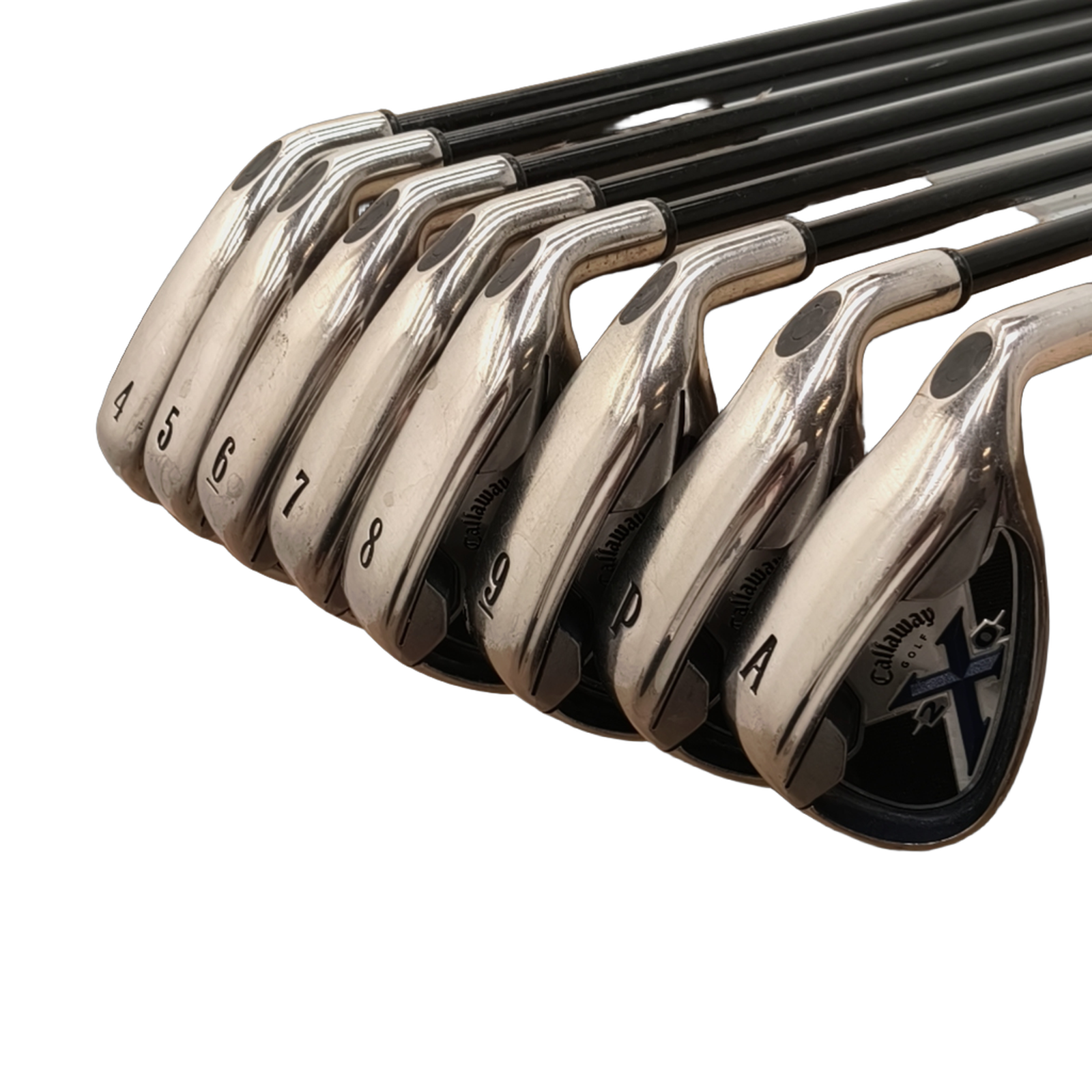 Callaway X20 Jernsæt / 4-PW+AW  / Flex Regular / Grafit [model:birefnet-general] [bg:handrolled]