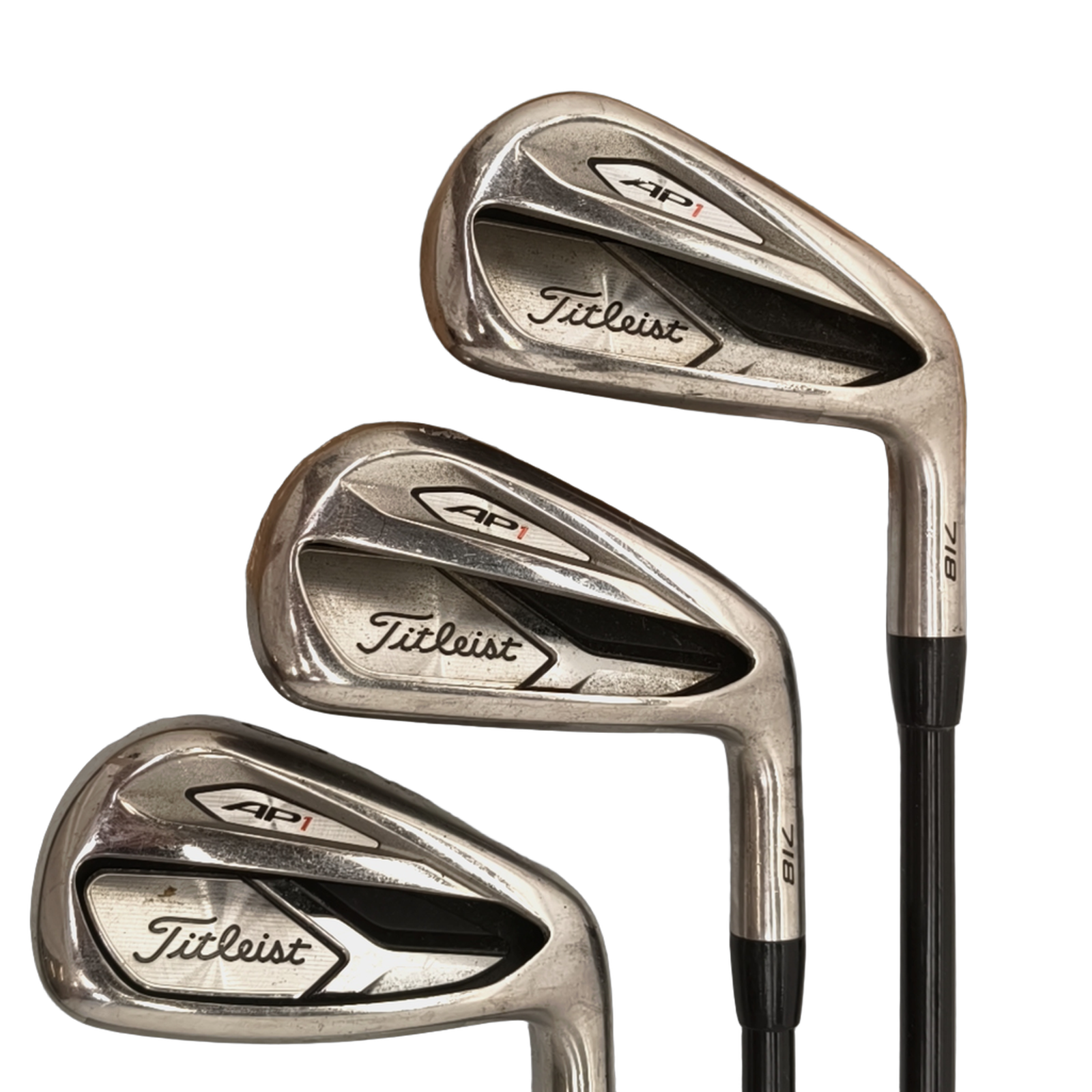 Titleist AP1 718 Jernsæt / 6-PW / Flex Stiff / Grafit [model:birefnet-general] [bg:handrolled]