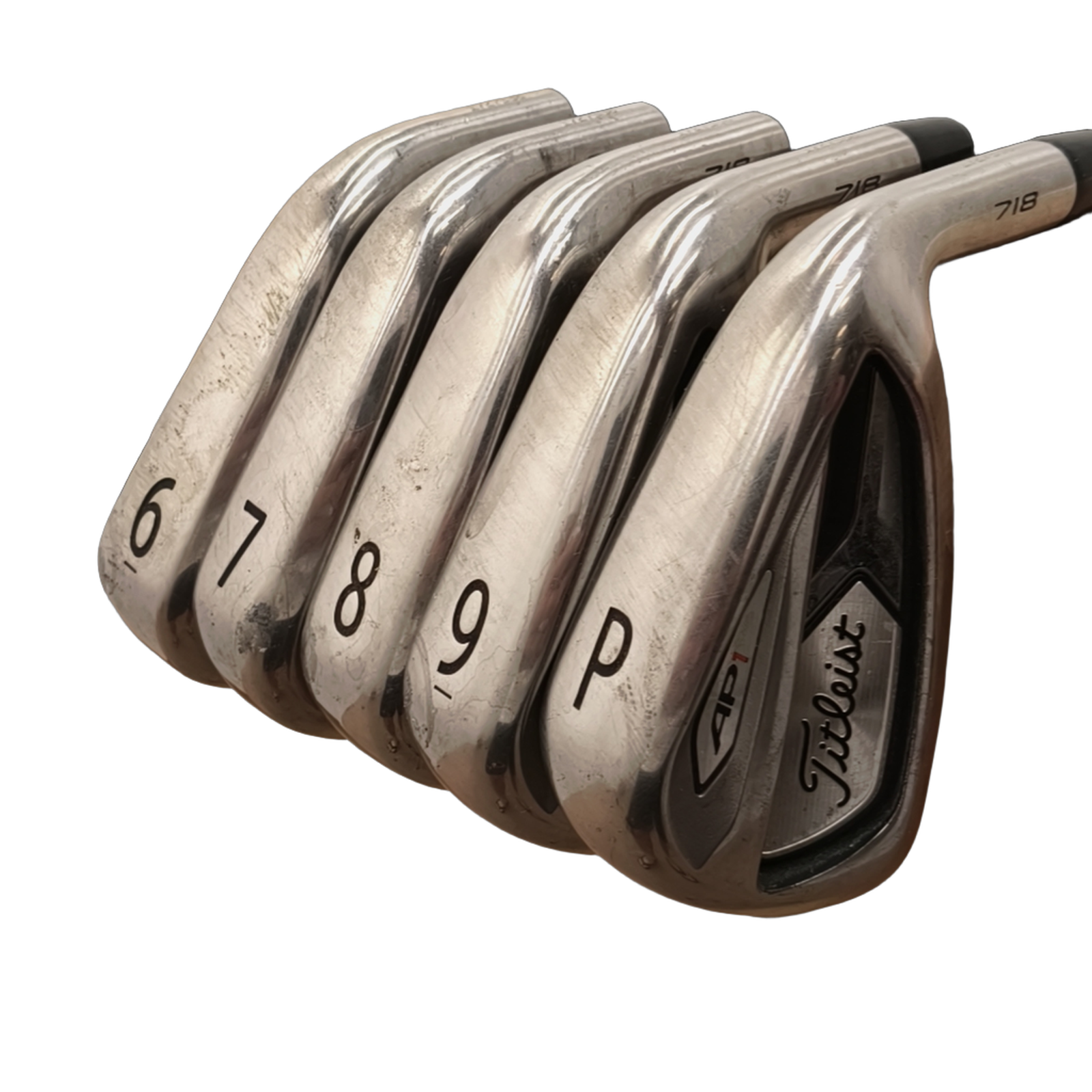 Titleist AP1 718 Jernsæt / 6-PW / Flex Stiff / Grafit [model:birefnet-general] [bg:handrolled]