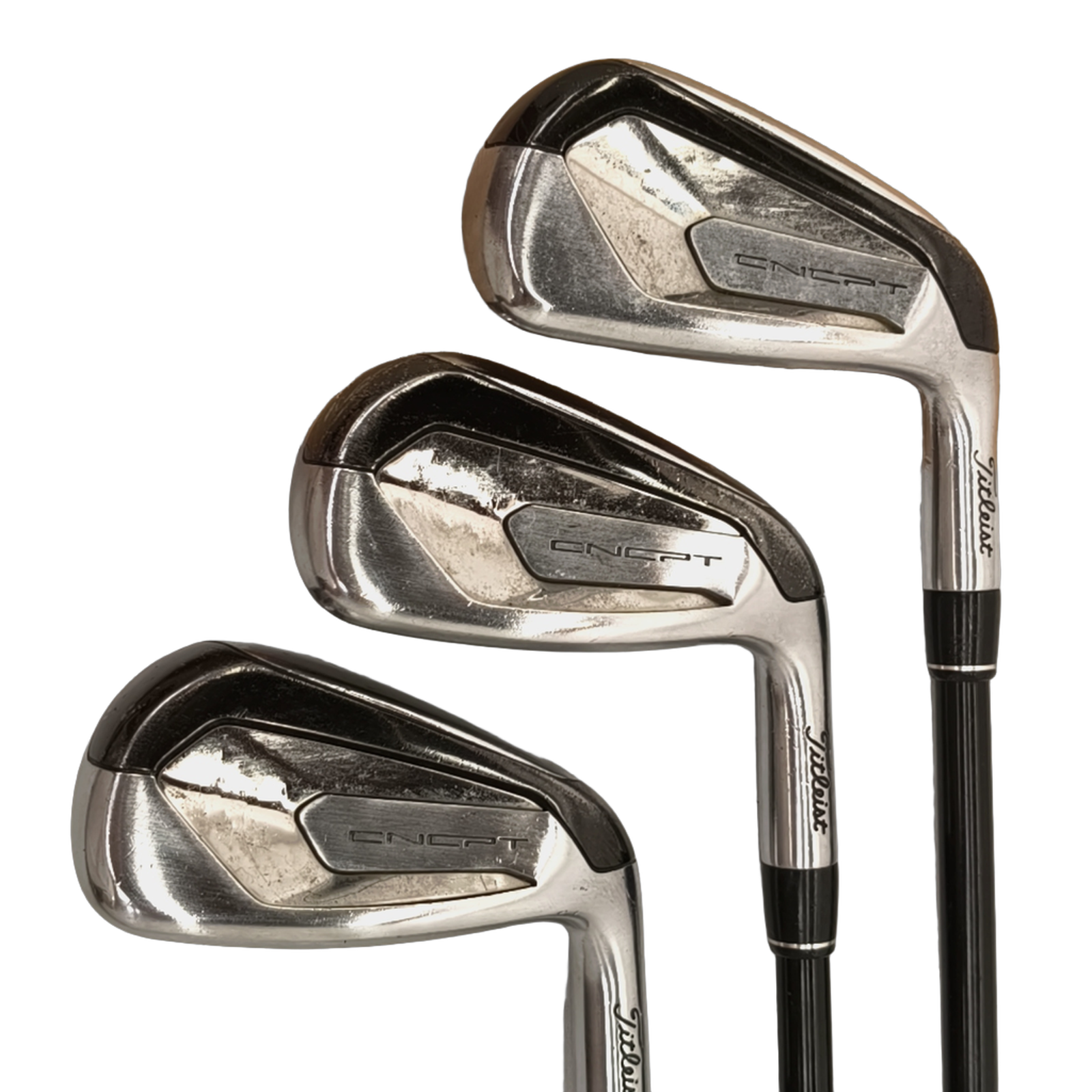 Titleist CNCPT 0-1 Jernsæt / 7-PW+GW / Flex A-flex / Grafit [model:birefnet-general] [bg:handrolled]