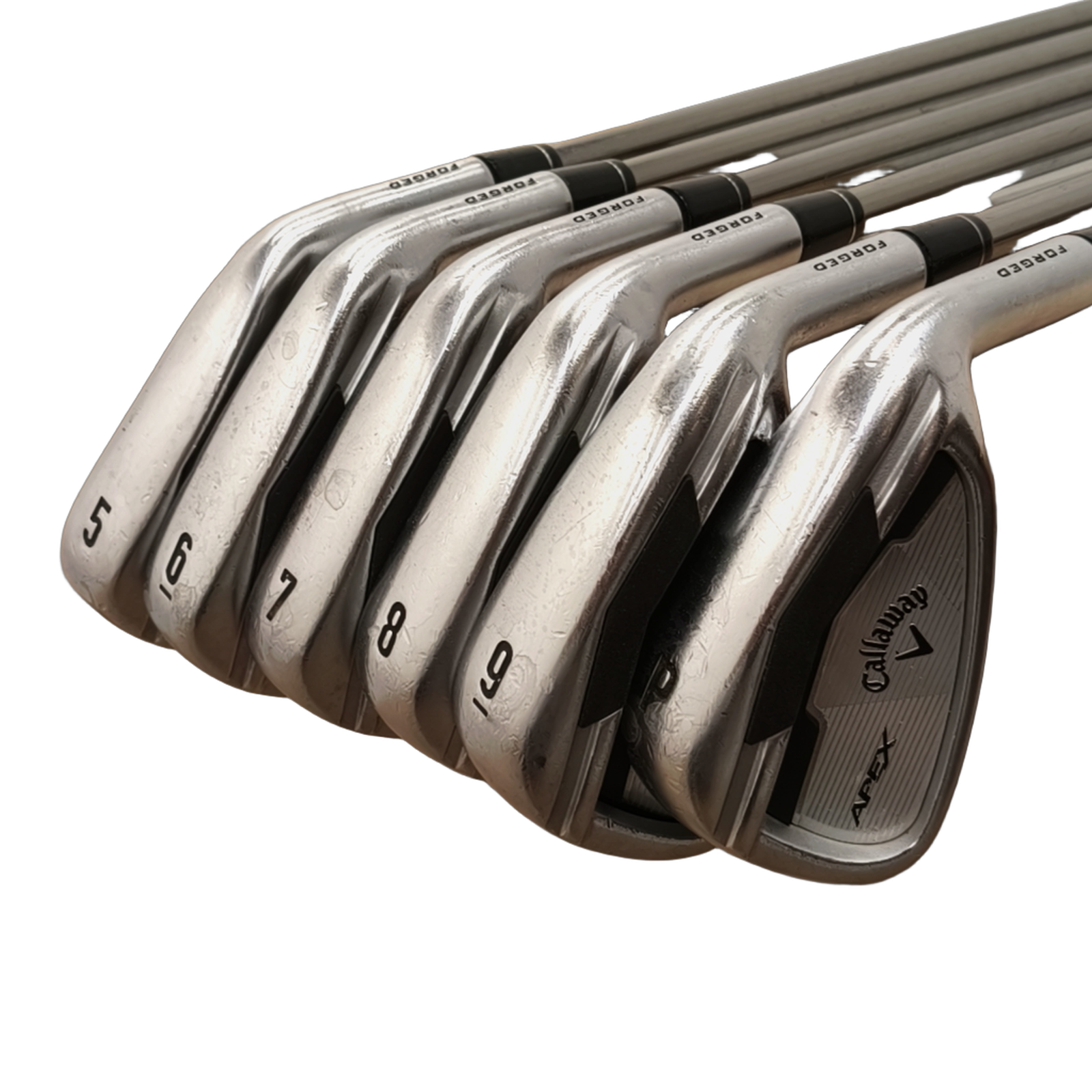 Callaway Apex Forged Jernsæt / 5-PW / Flex Stiff / Grafit [model:birefnet-general] [bg:handrolled]