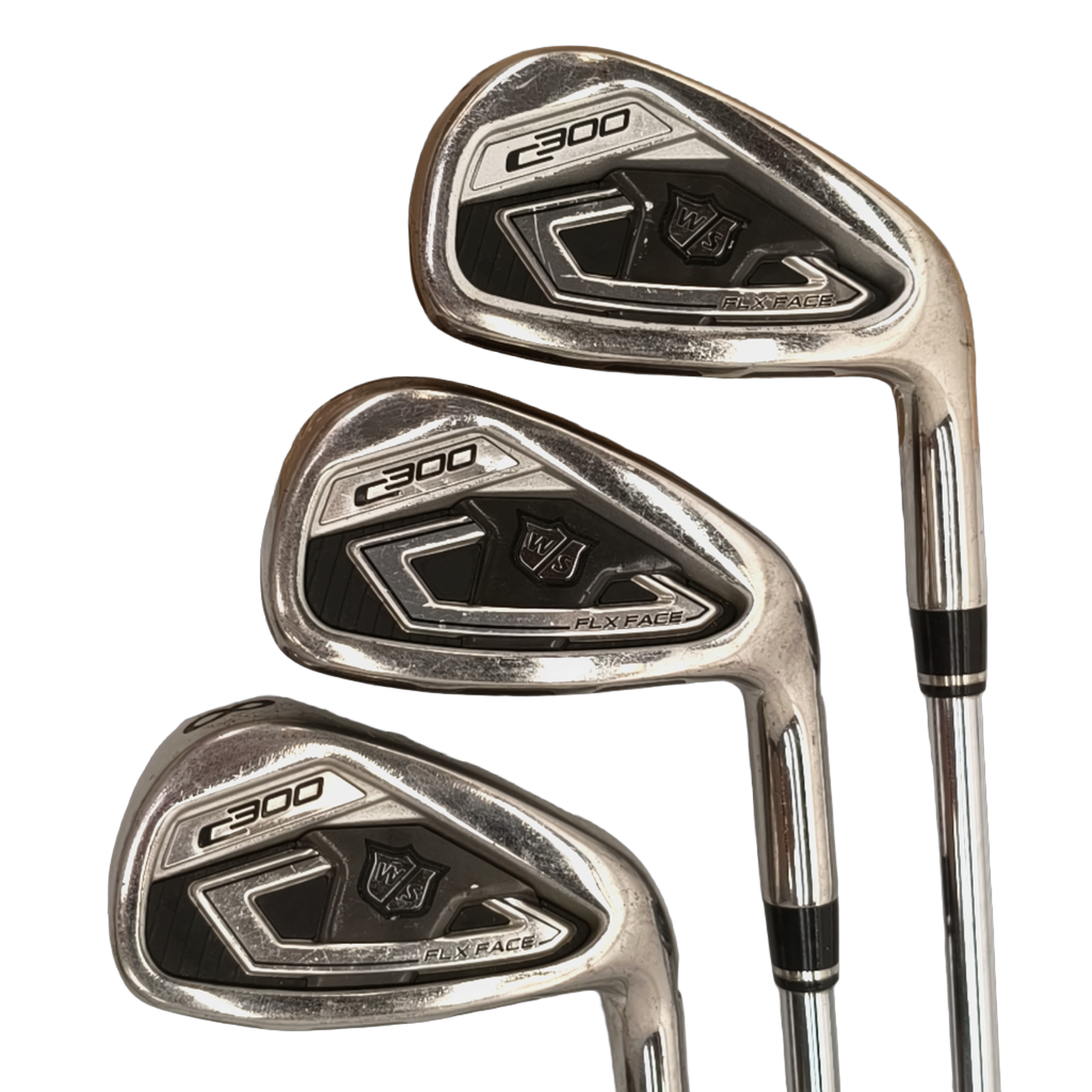 Wilson Staff C300 Jernsæt / 6-PW+SW / Flex Regular / Stål [model:birefnet-general] [bg:handrolled]