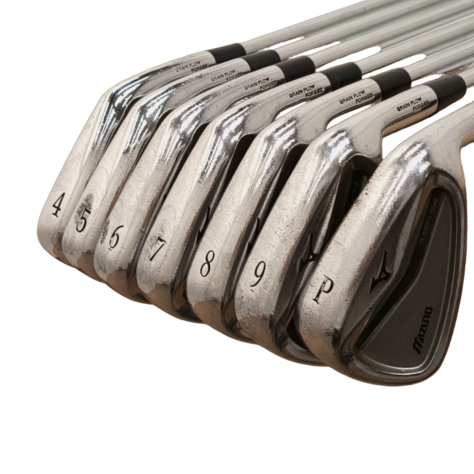 Mizuno MP-54 Jernsæt / 4-PW / Flex Stiff / Stål [model:birefnet-general] [bg:handrolled]
