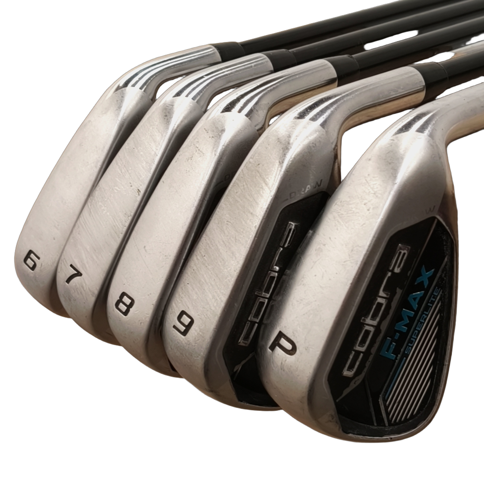 Cobra F-MAX Superlite Jernsæt / 6-PW / Flex Ladies / Grafit [model:birefnet-general] [bg:handrolled]