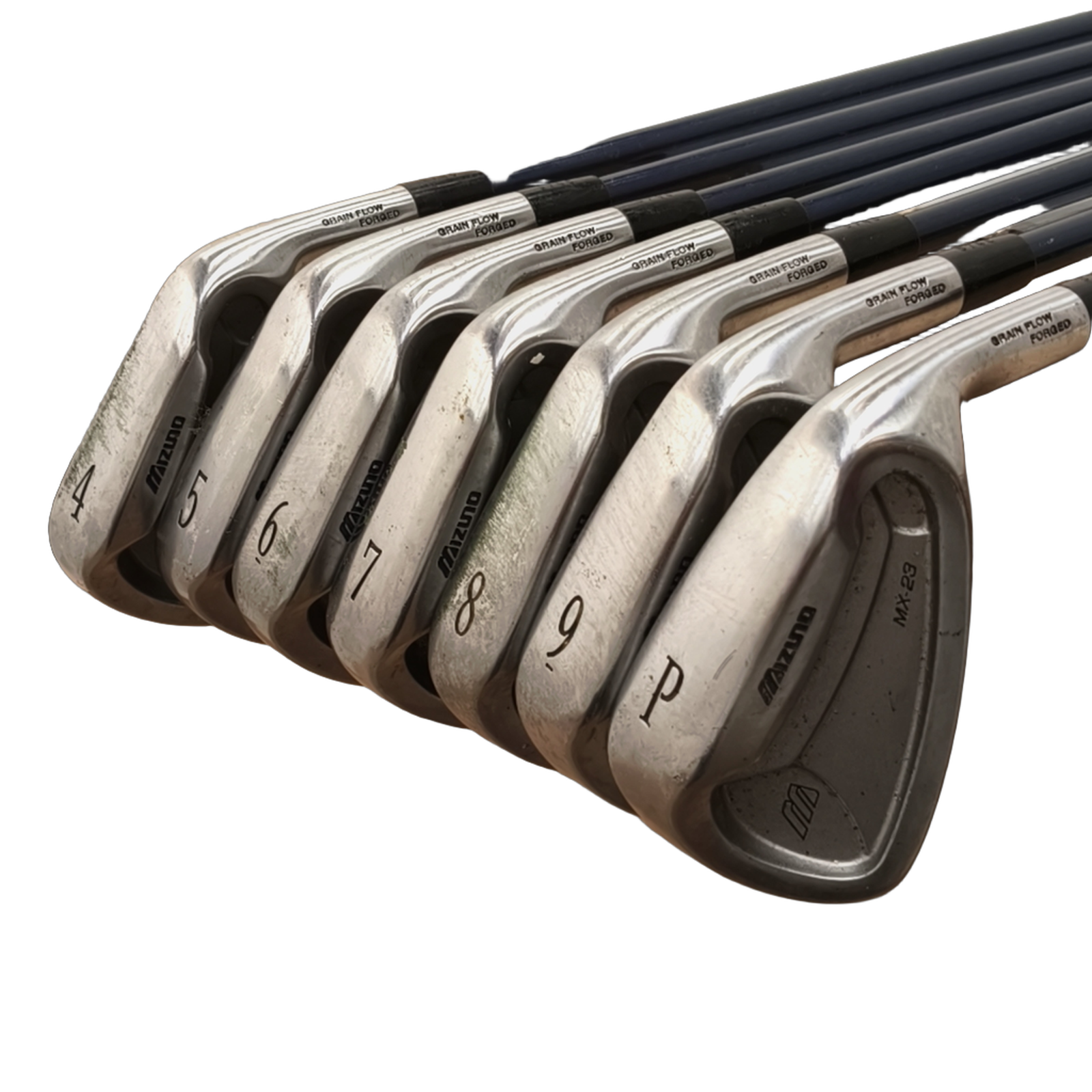 Mizuno MX-23 Jernsæt / 4-PW / Flex Regular / Grafit [model:birefnet-general] [bg:handrolled]