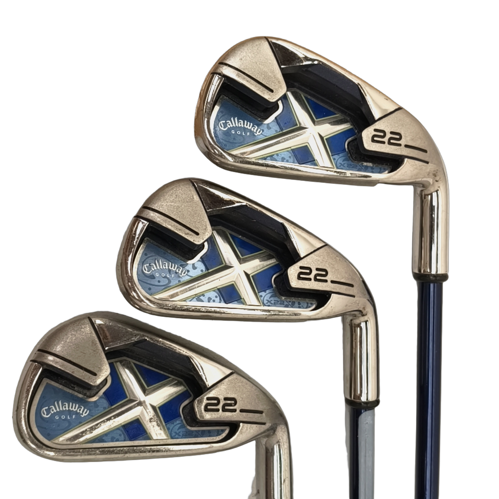 Callaway X-22 Jernsæt / 5-PW+SW / Flex Ladies / Grafit [model:birefnet-general] [bg:handrolled]
