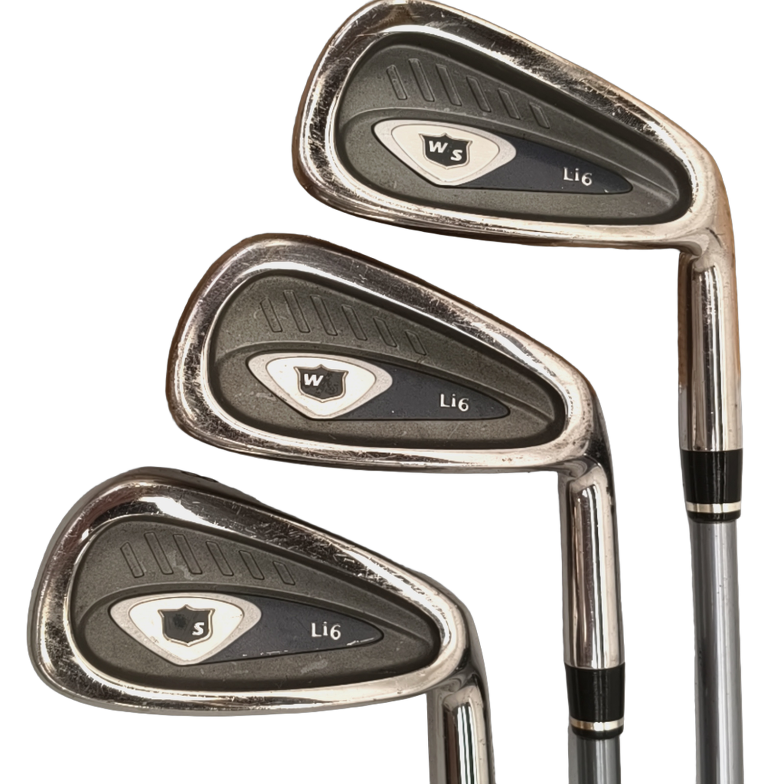 Wilson Li6 Eisenset / 6-PW+SW / Flex Ladies / Graphit [model:birefnet-general] [bg:handrolled]