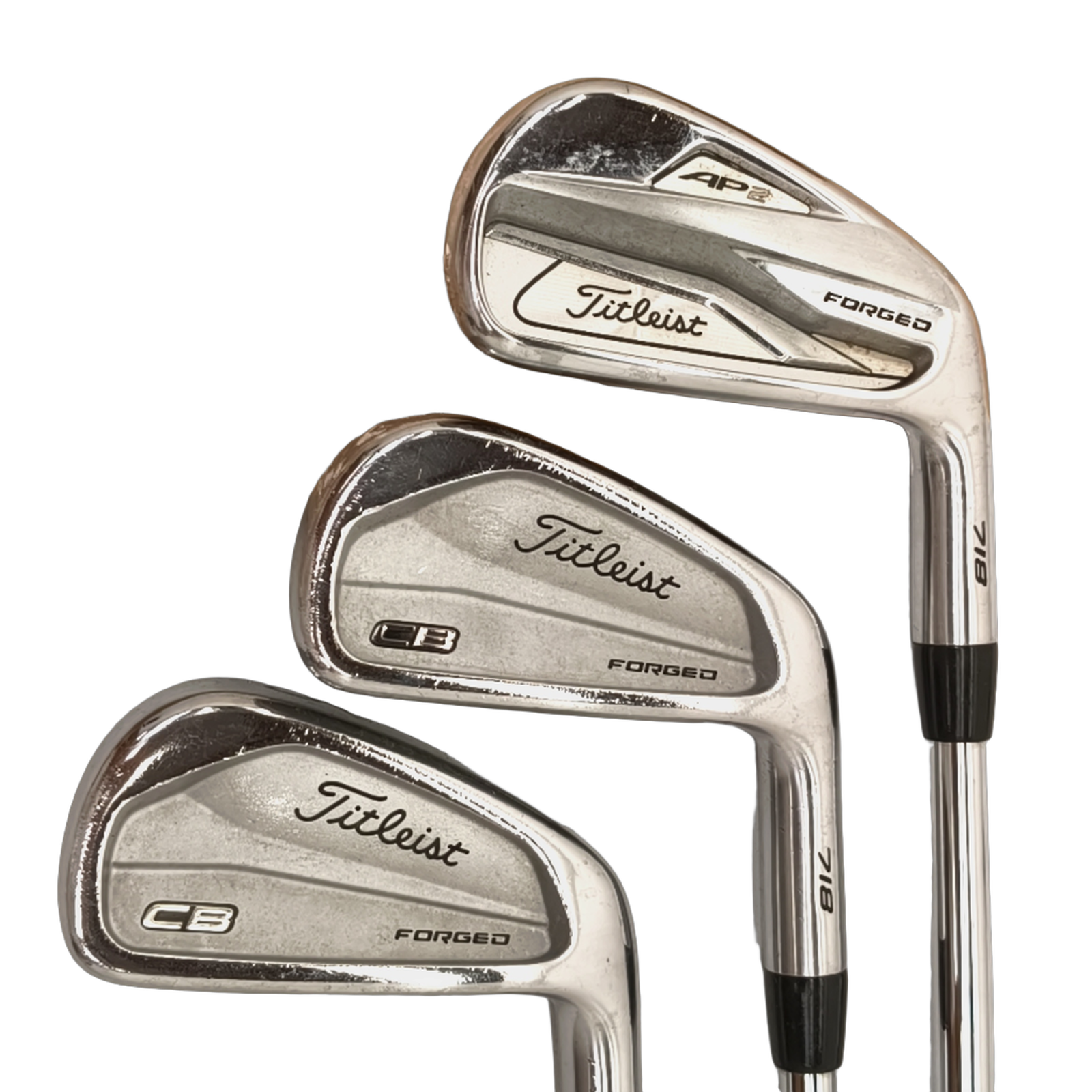 Titleist CB 718 Iron Set / 4-PW / Flex Stiff / Steel [model:birefnet-general] [bg:handrolled]