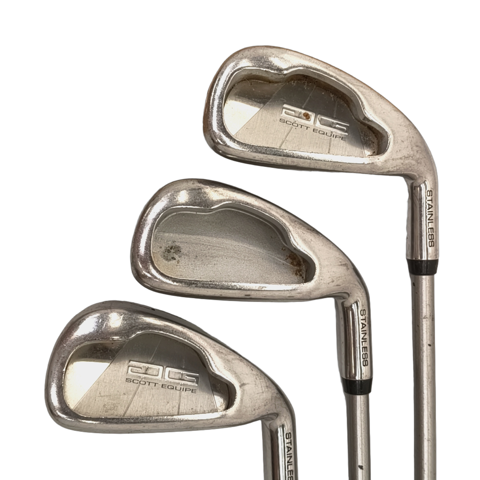 Scott Equipe DG Stainless Iron Set / 5-PW / Flex Ladies / Graphite [model:birefnet-general] [bg:handrolled]