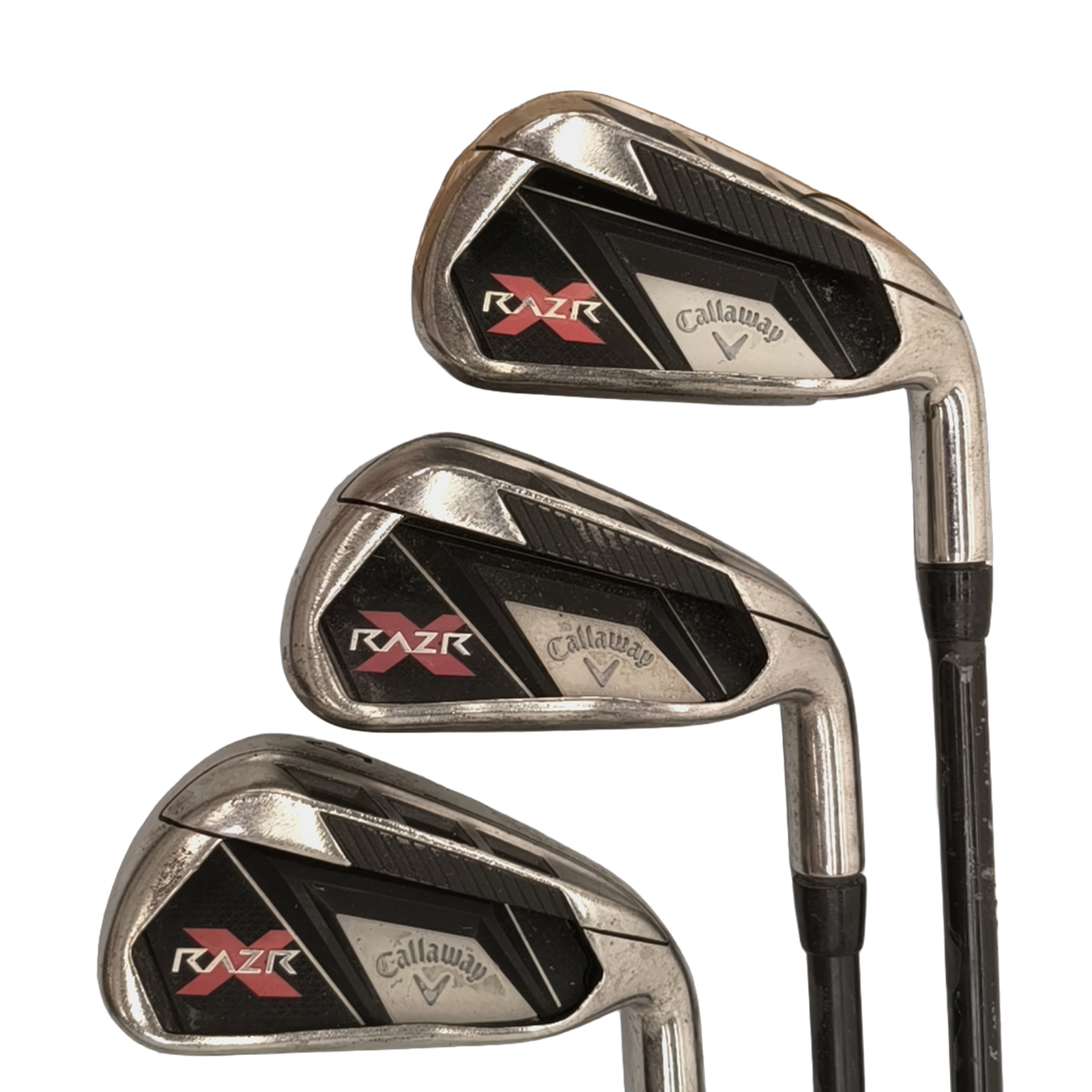 Callaway Razr X Iron Set / 4-9i / Flex Regular / Graphite [model:birefnet-general] [bg:handrolled]