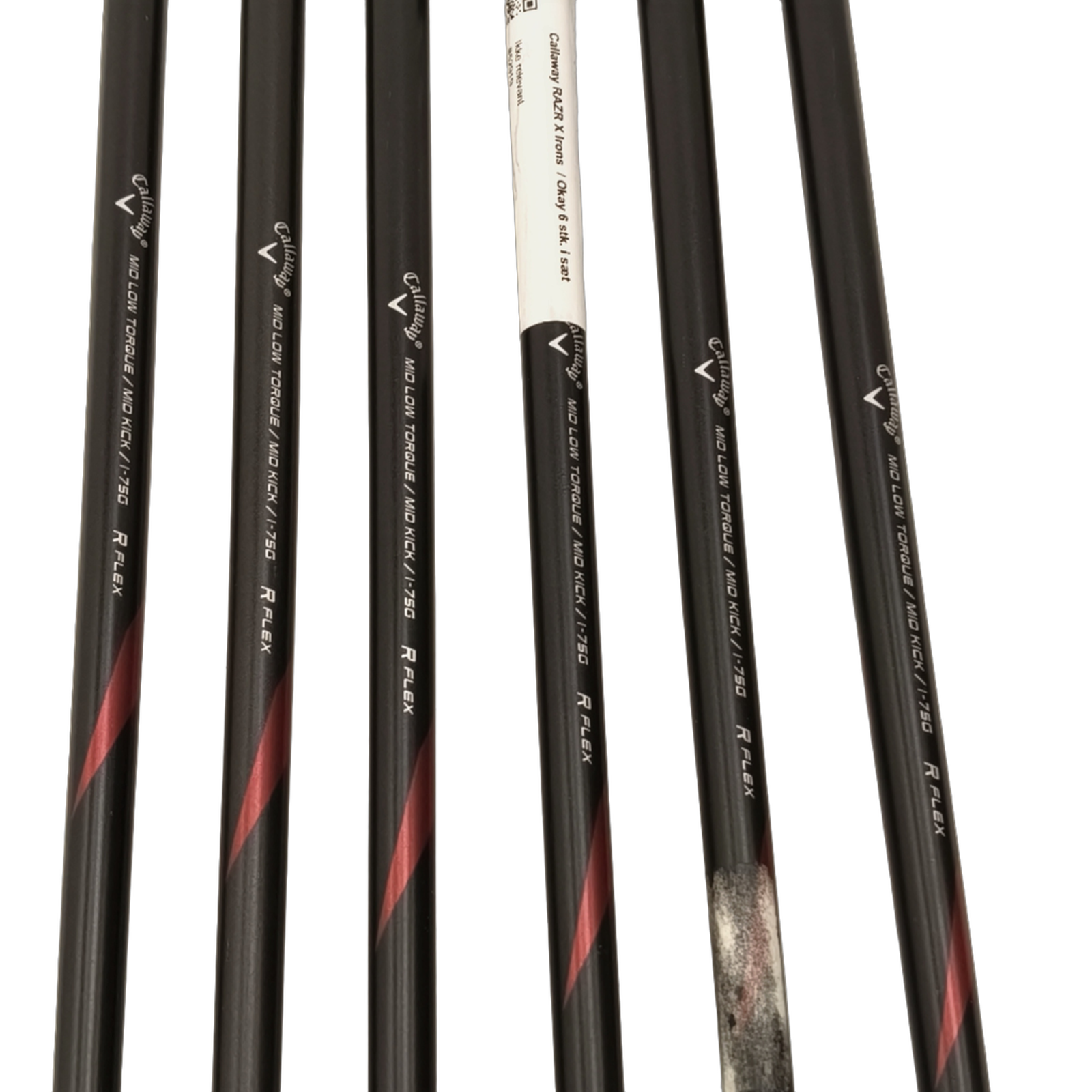 Callaway Razr X Iron Set / 4-9i / Flex Regular / Graphite [model:birefnet-general] [bg:handrolled]
