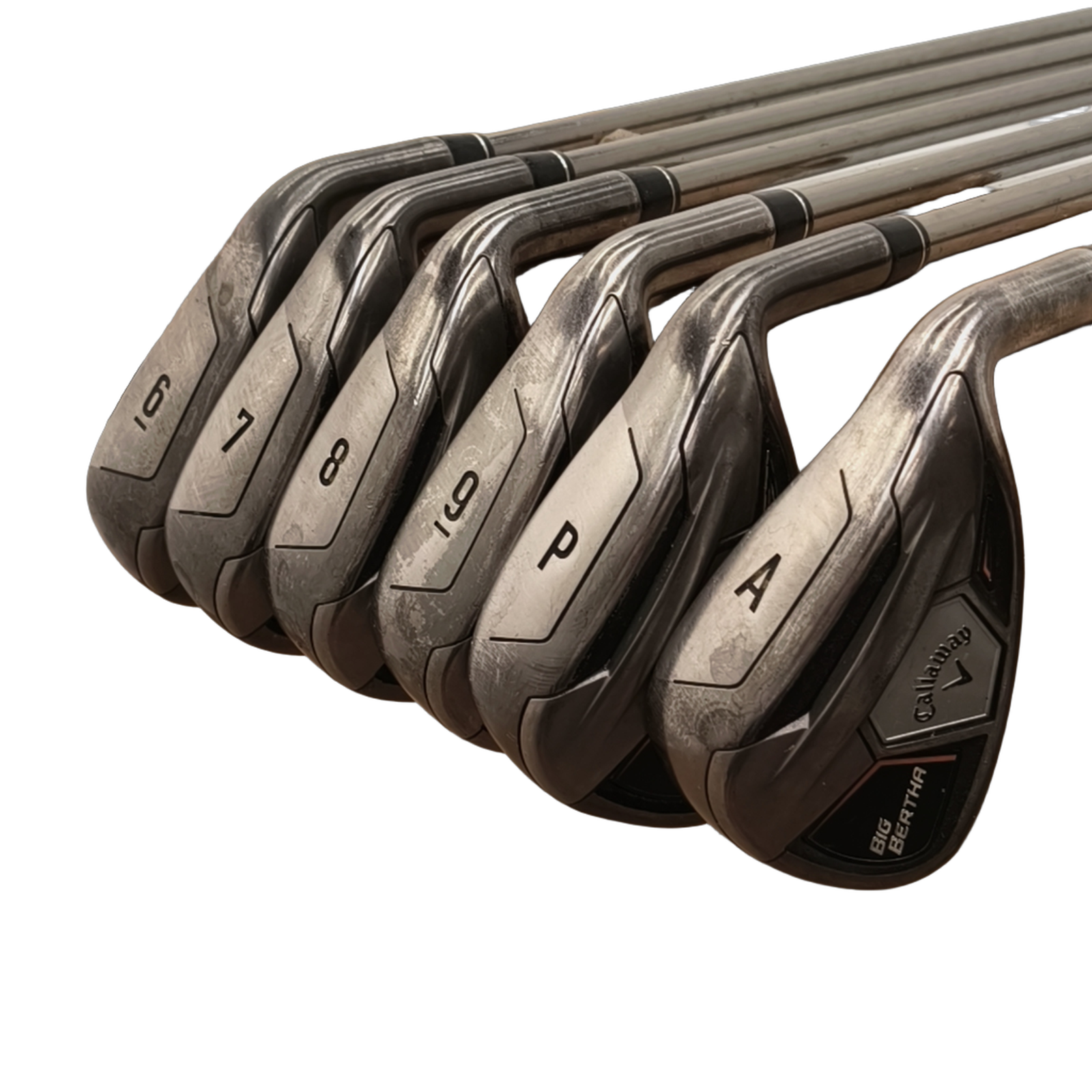 Callaway Big Bertha 2019 Järnset / 6-PW+AW  / Flex Regular / Grafit [model:birefnet-general] [bg:handrolled]
