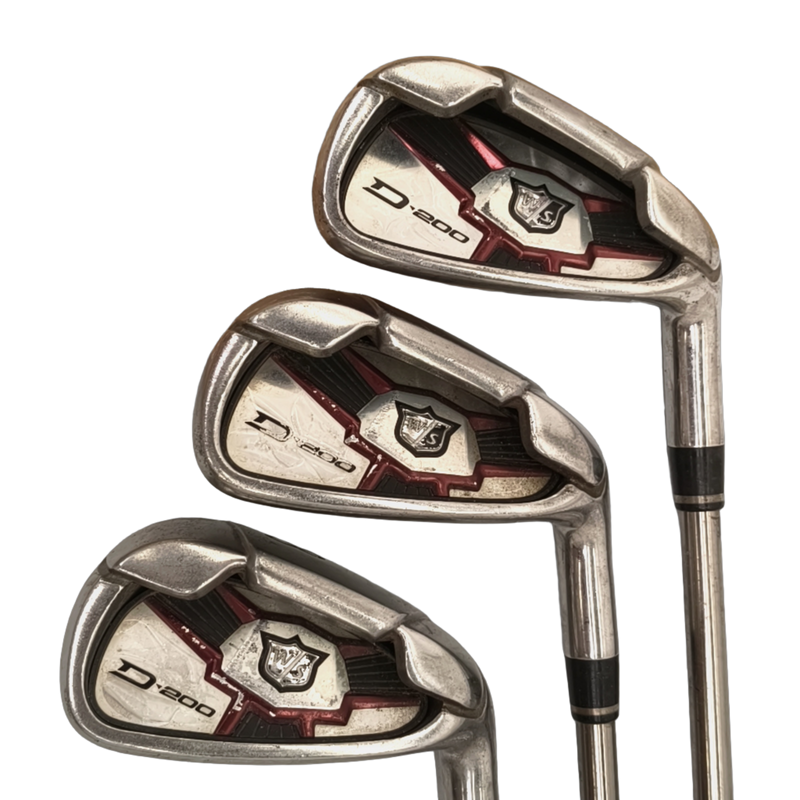 Wilson D200 Eisenset / 6-PW / Flex A-flex / Graphit [model:birefnet-general] [bg:handrolled]