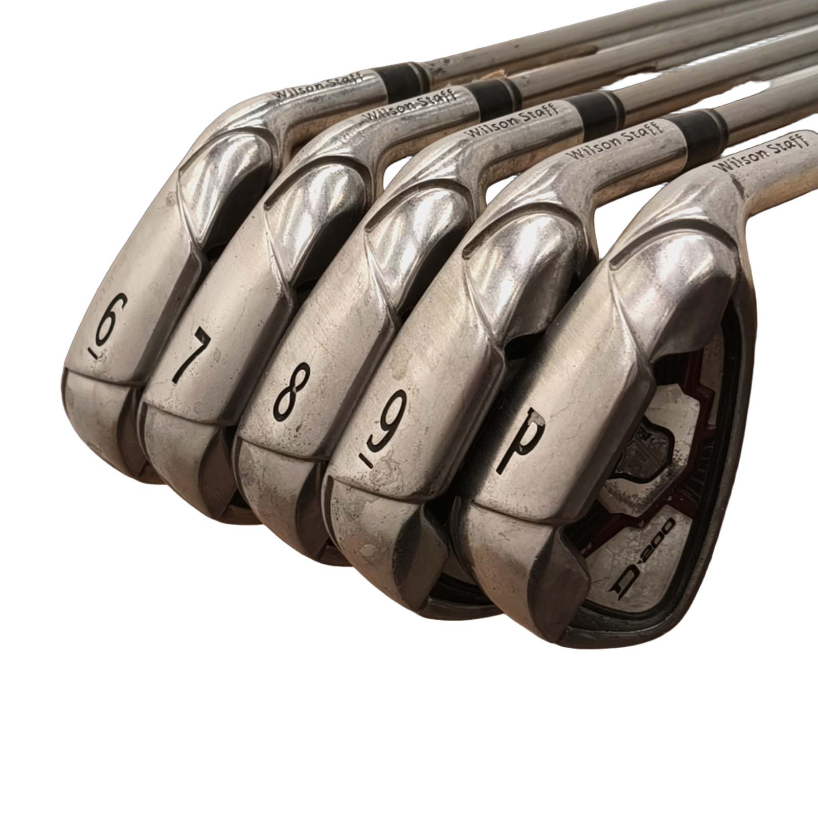 Wilson D200 Eisenset / 6-PW / Flex A-flex / Graphit [model:birefnet-general] [bg:handrolled]