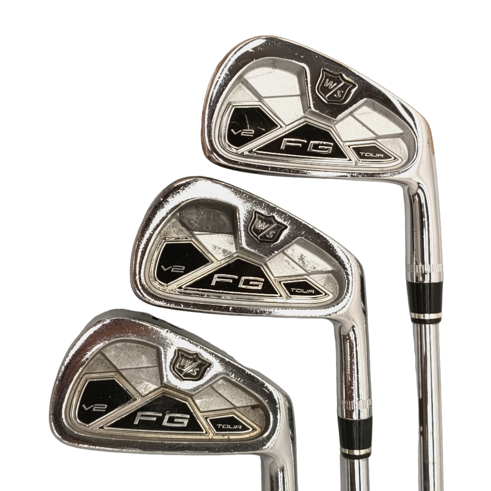 Wilson Staff FG Tour V2 Jernsæt / 2-PW / Flex X-Stiff / Stål [model:birefnet-general] [bg:handrolled]