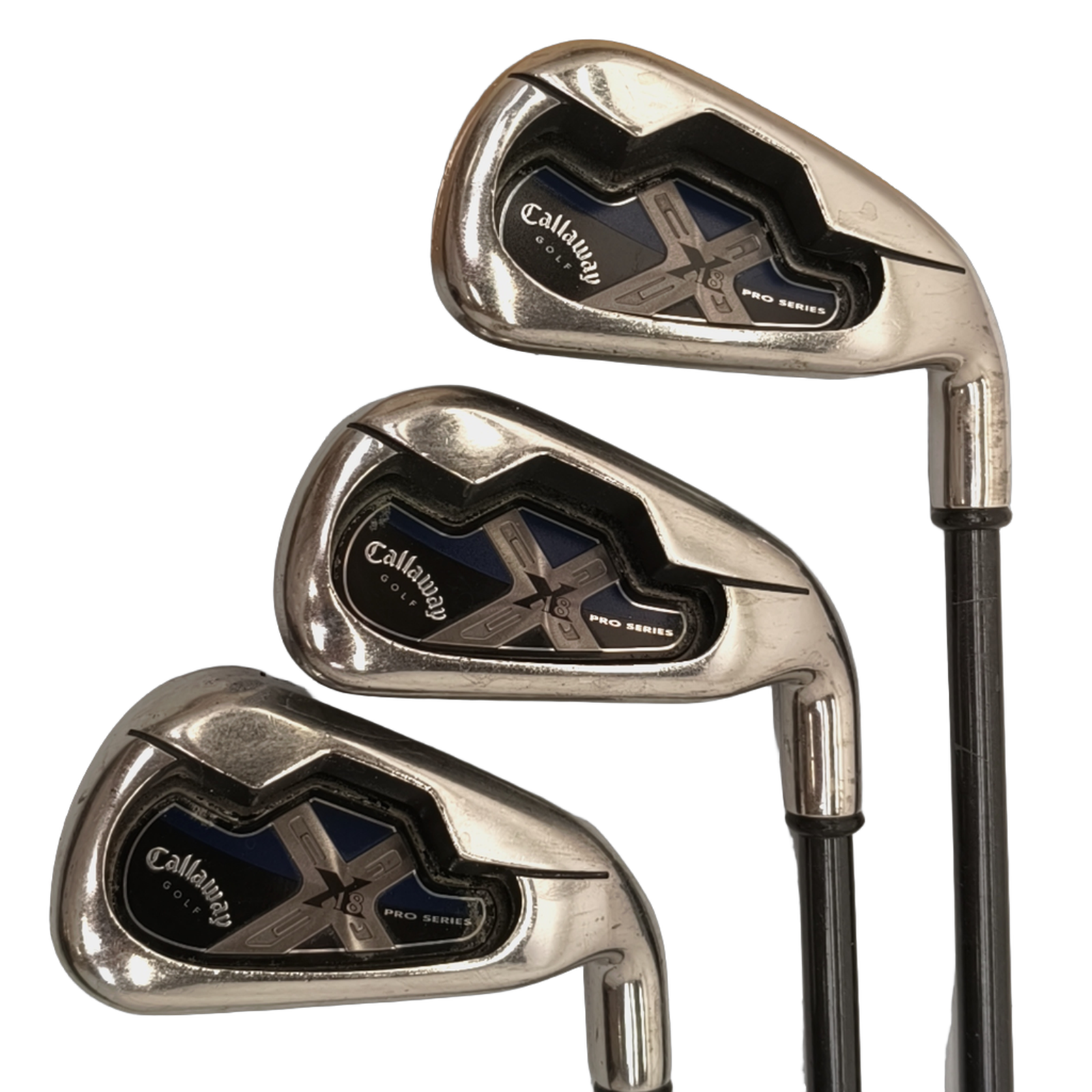 Callaway X18 Pro Iron set / 4-PW+AW / Flex Regular / Graphite [model:birefnet-general] [bg:handrolled]