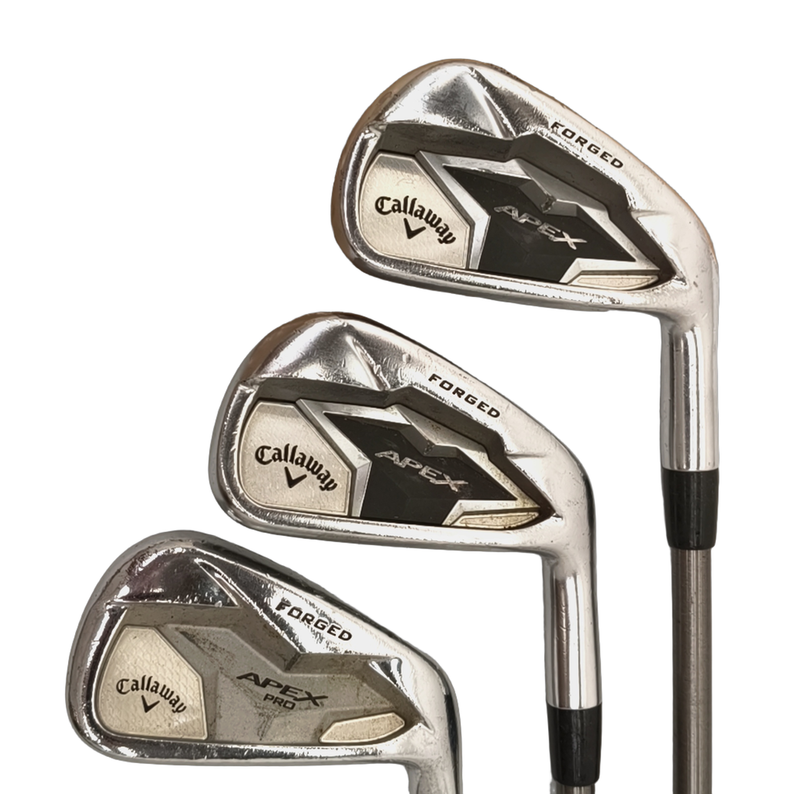 Callaway Apex Pro 19 Set di ferri / 4-PW / Flex Regular / SteelFiber [model:birefnet-general] [bg:handrolled]