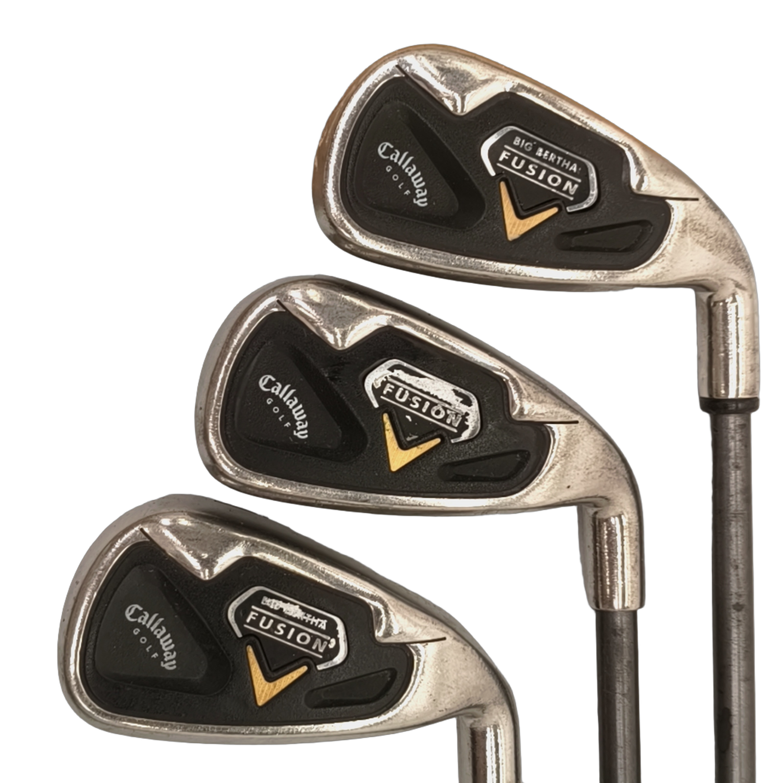 Callaway Big Bertha Fusion Jernsæt / 5-PW+AW / Flex A-flex / Grafit [model:birefnet-general] [bg:handrolled]