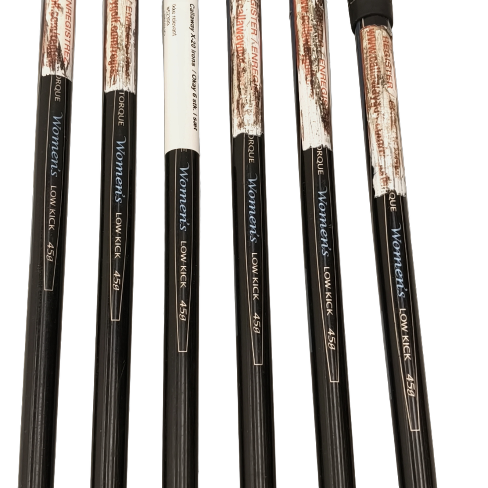 Callaway X20 Iron set / 5-9i+SW / Flex Ladies / Graphite [model:birefnet-general] [bg:handrolled]