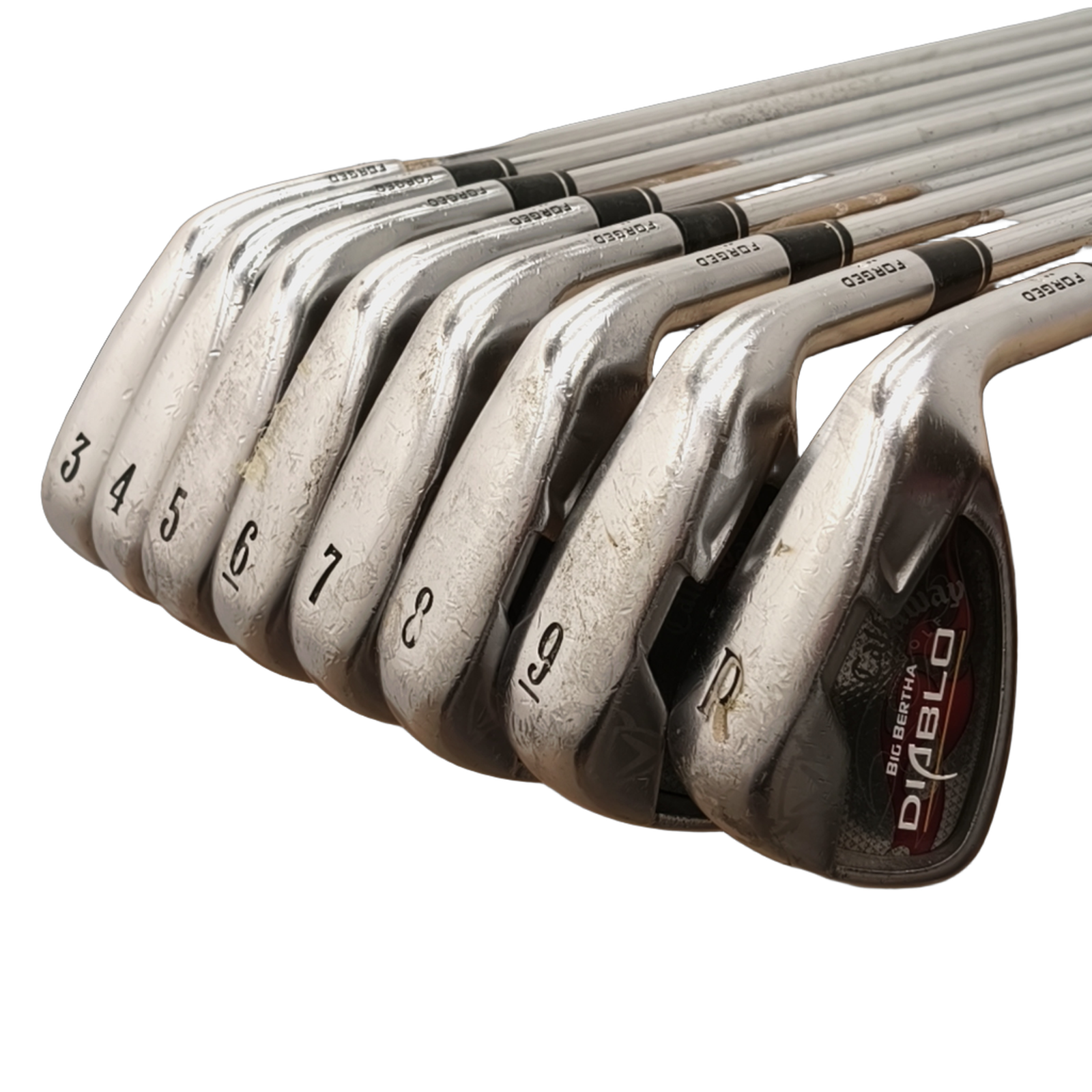 Callaway Big Bertha Diablo Iron Set / 3-PW / Flex Uniflex / Steel [model:birefnet-general] [bg:handrolled]