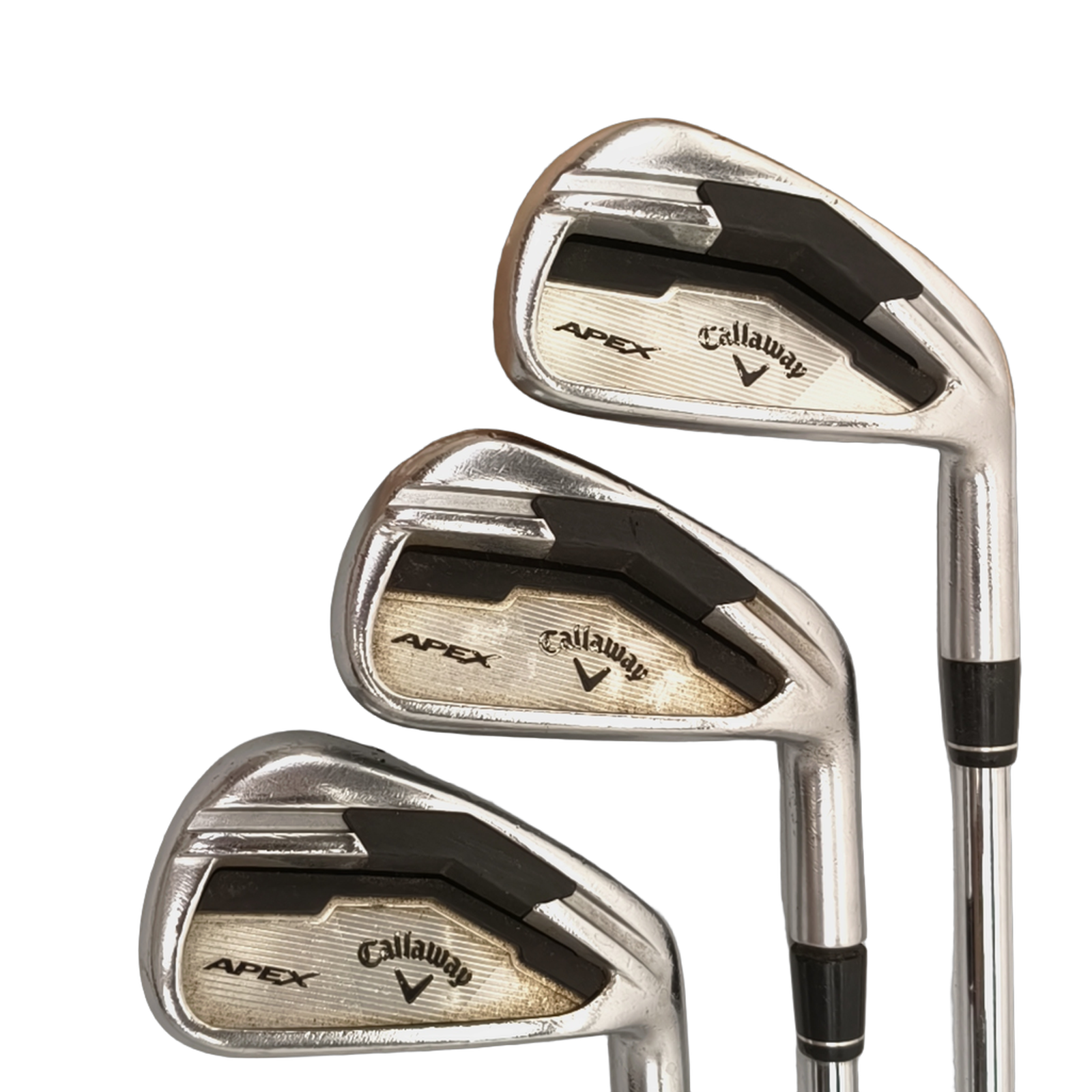 Callaway Apex 14' Forged Jernsæt / 5-PW / Flex Regular / SteelFiber [model:birefnet-general] [bg:handrolled]