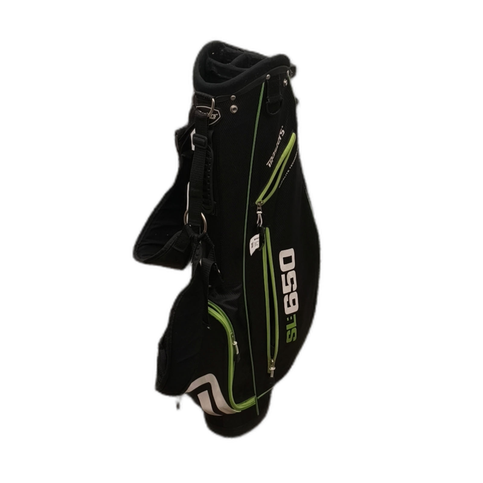 Masters SL:650 Junior Golf Bag / 4-way divider / Black [model:silueta] [bg:handrolled]