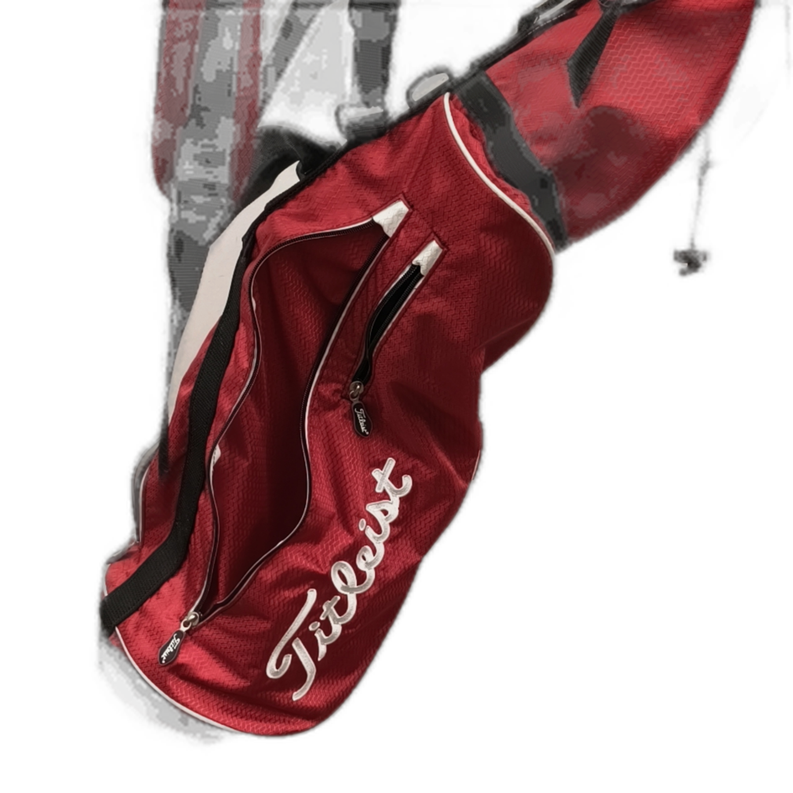 Titleist  Golf Bag / 2-Rum / Rød [model:silueta] [bg:handrolled]