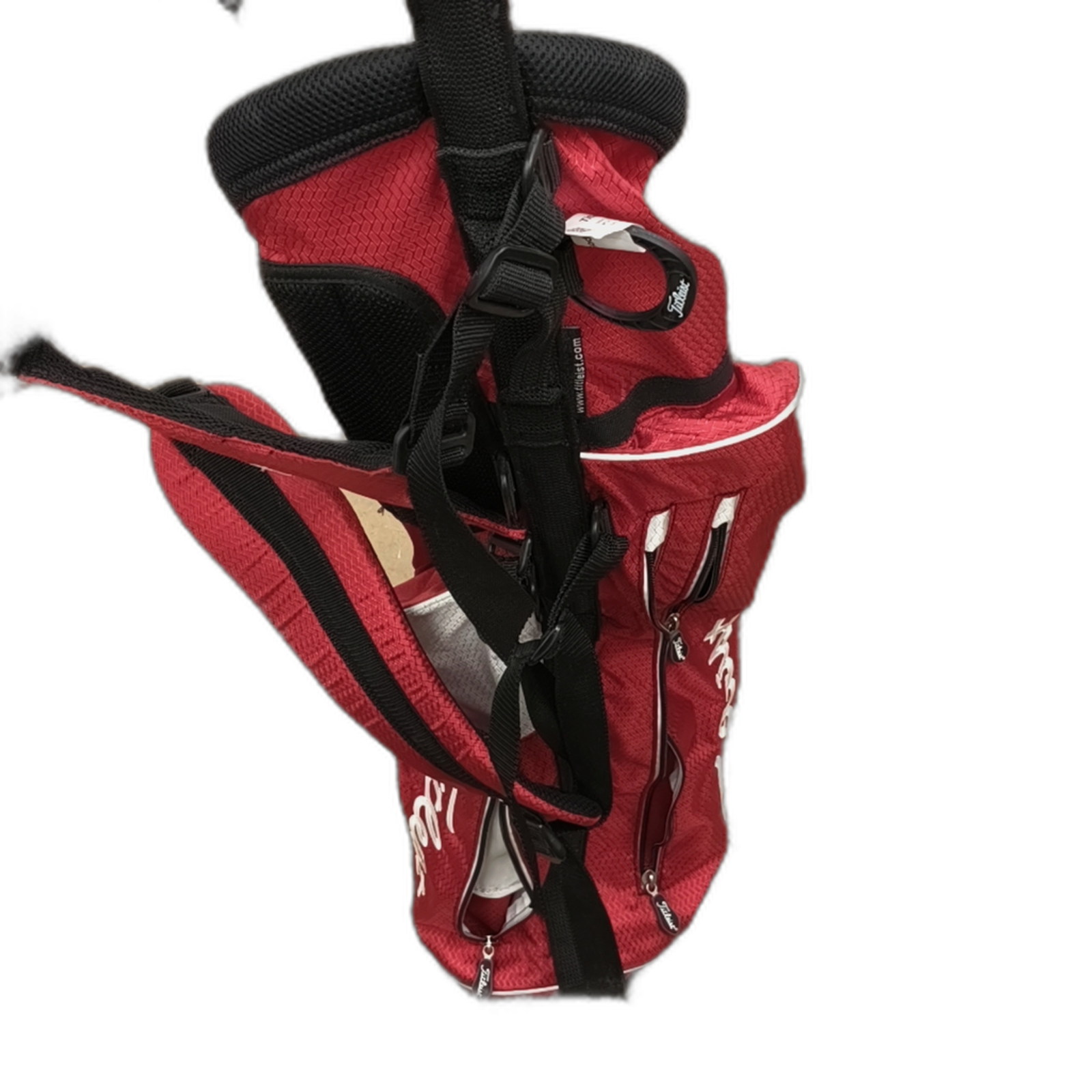 Titleist  Golf Bag / 2-Rum / Rød [model:silueta] [bg:handrolled]