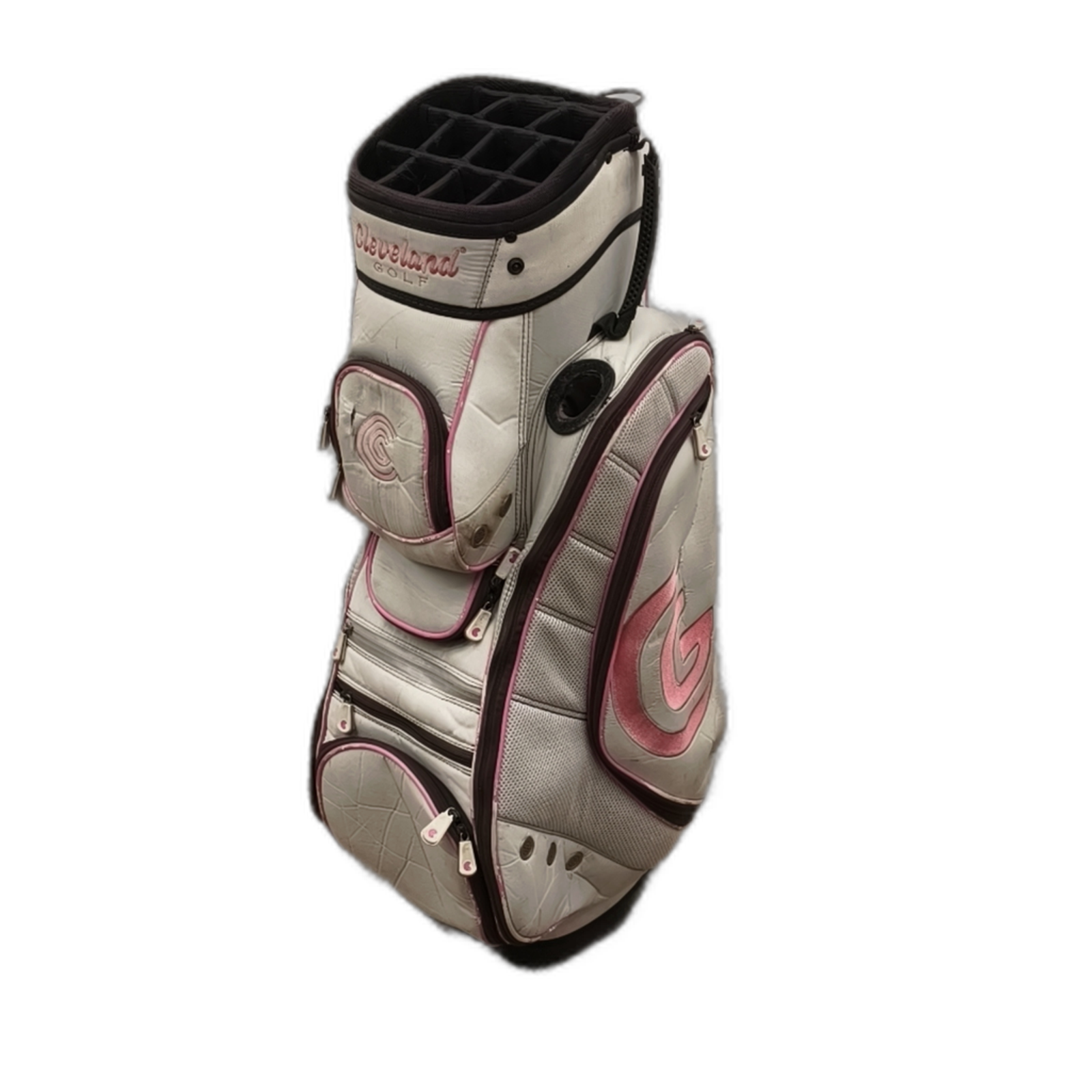 Cleveland  Sacca da golf / 14-Way / Bianco [model:silueta] [bg:handrolled]