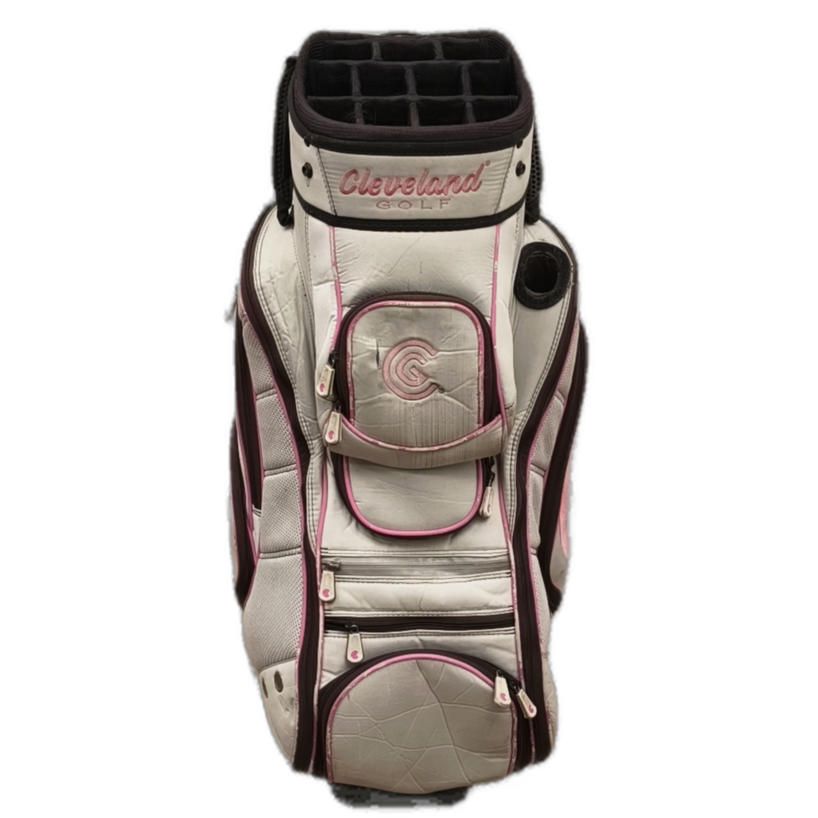 Cleveland  Sacca da golf / 14-Way / Bianco [model:silueta] [bg:handrolled]