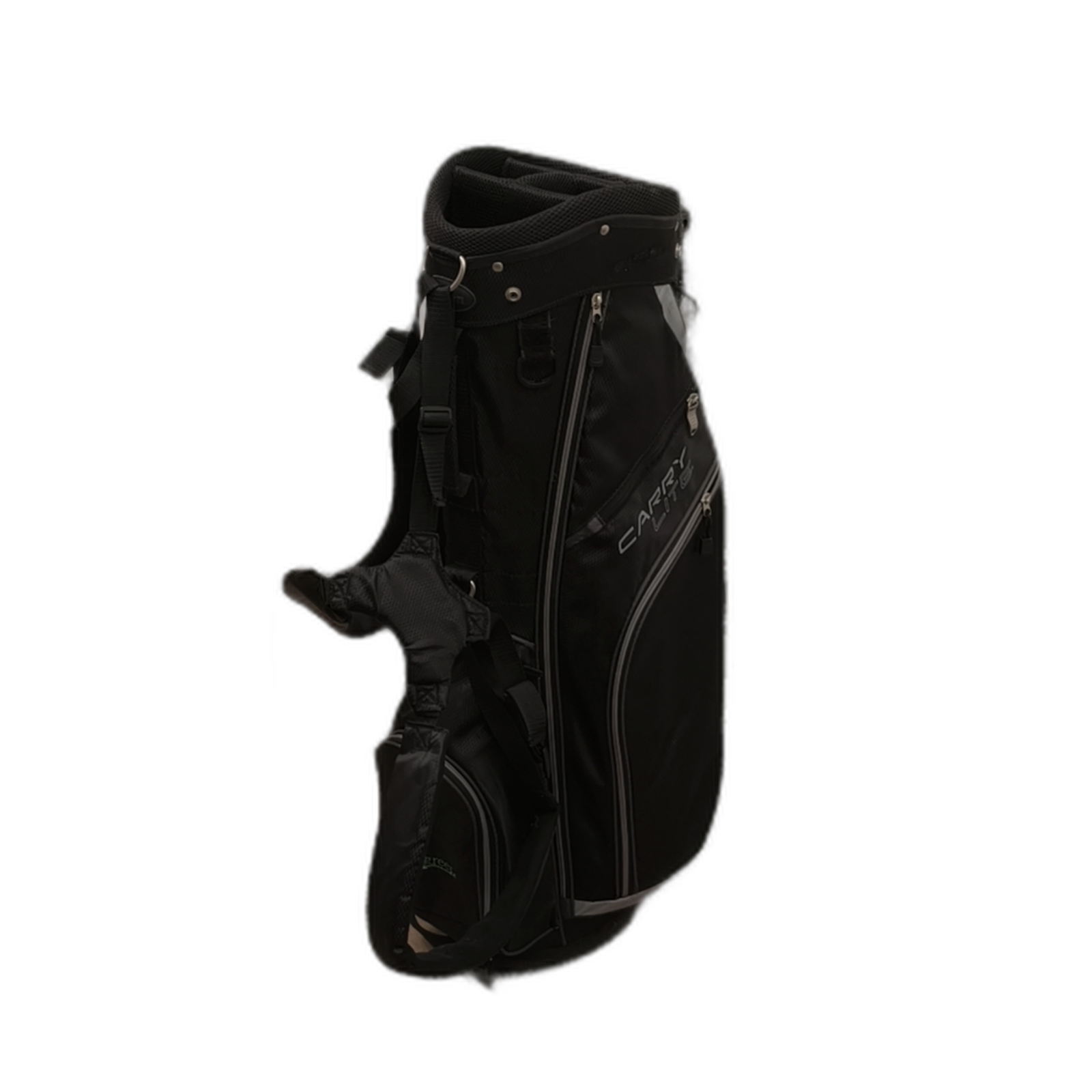 Green2Green Carry Lite Golf Bag / 5-Way / Negro [model:silueta] [bg:handrolled]