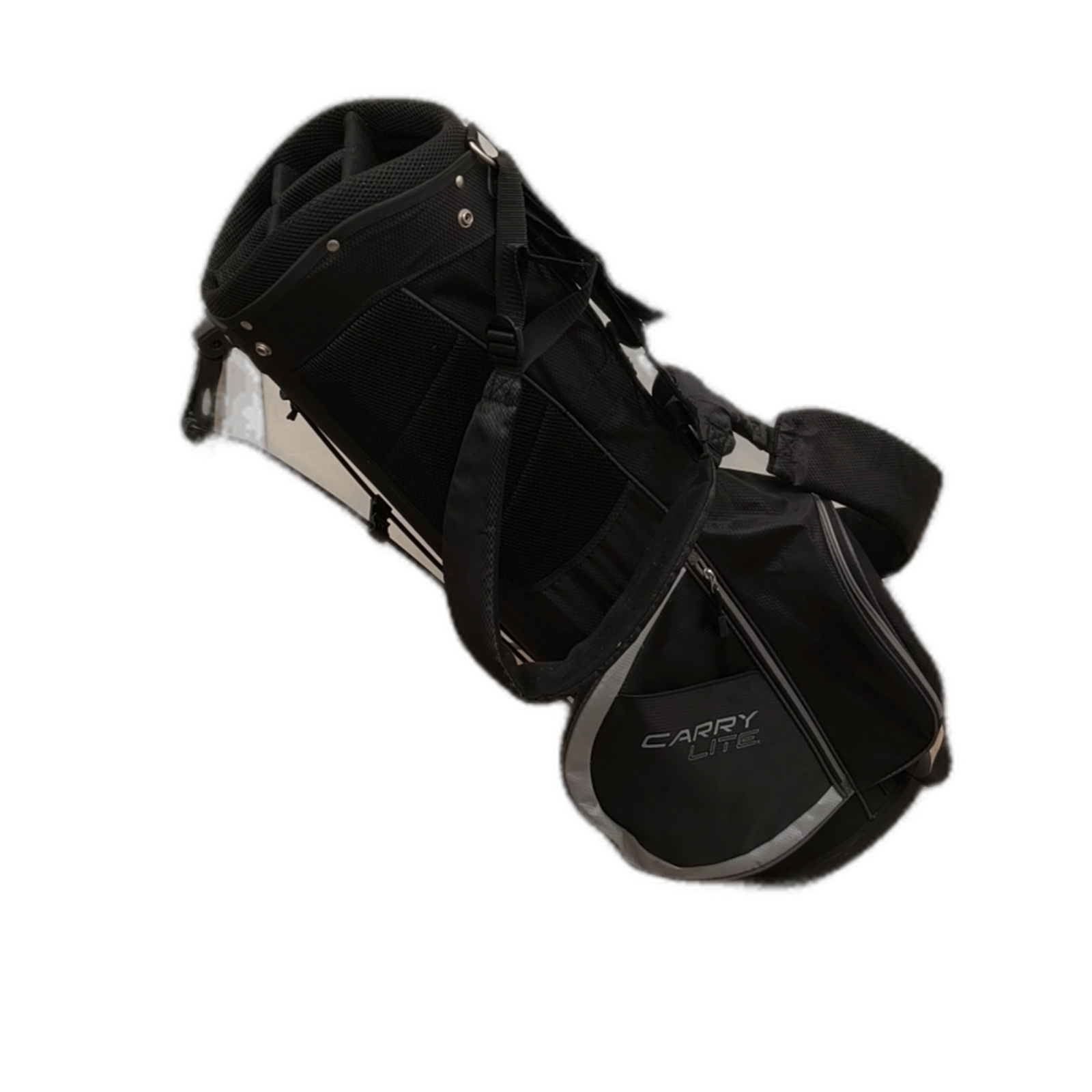 Green2Green Carry Lite Golf Bag / 5-Way / Negro [model:silueta] [bg:handrolled]