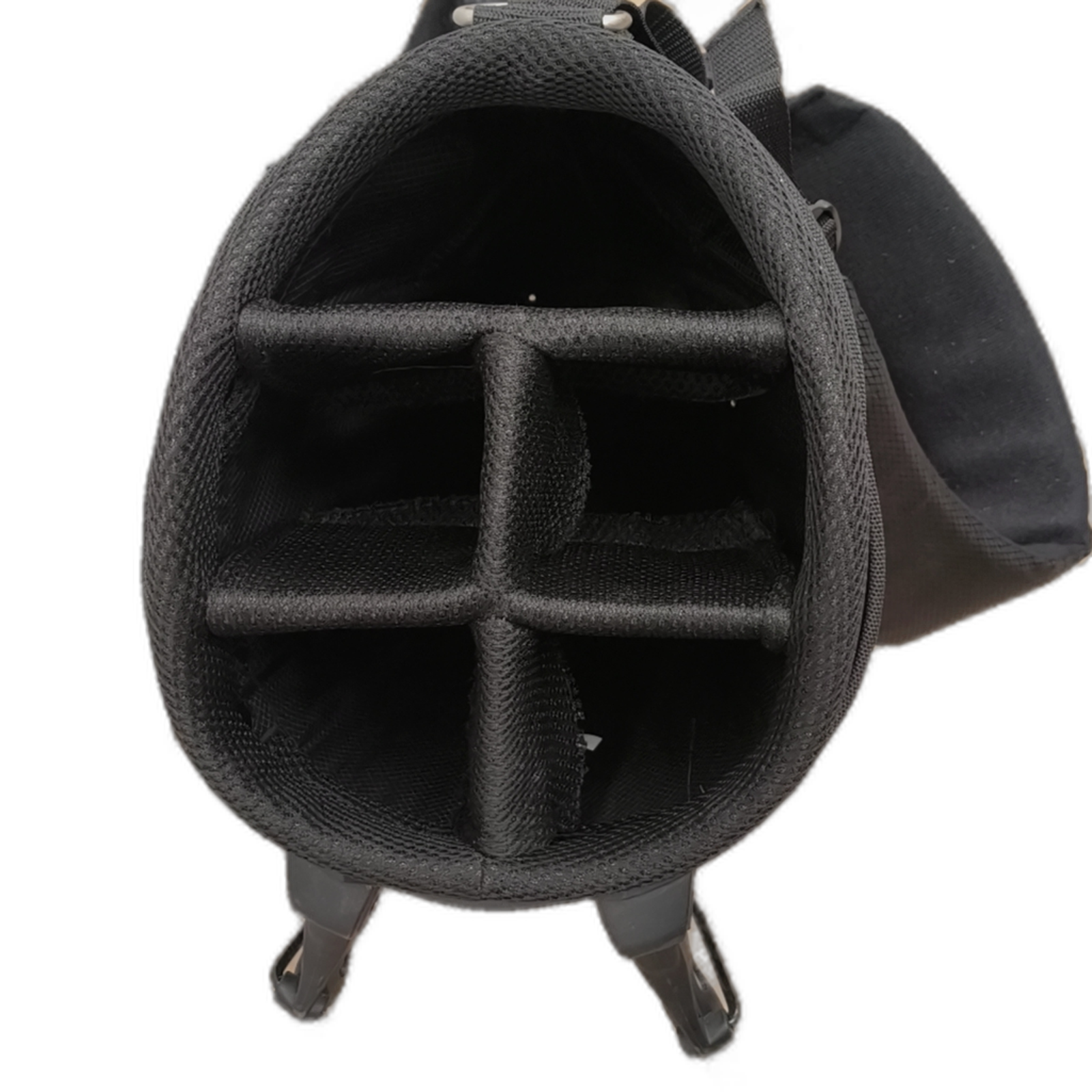 Green2Green Carry Lite Golf Bag / 5-Way / Negro [model:silueta] [bg:handrolled]
