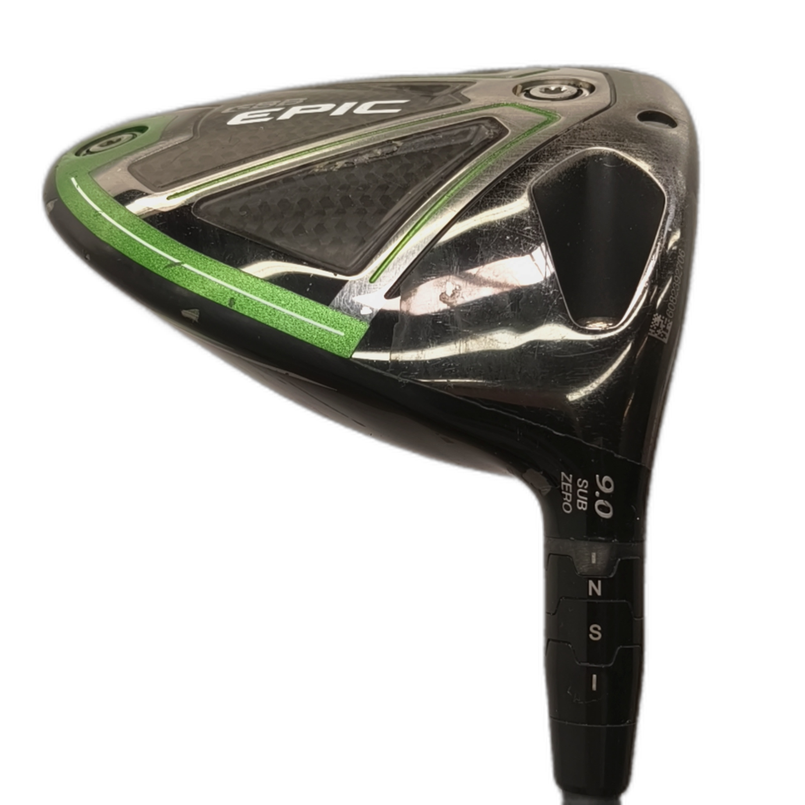 Callaway GBB Epic Sub Zero Driver / Flex Regular / Loft 9 [model:silueta] [bg:handrolled]