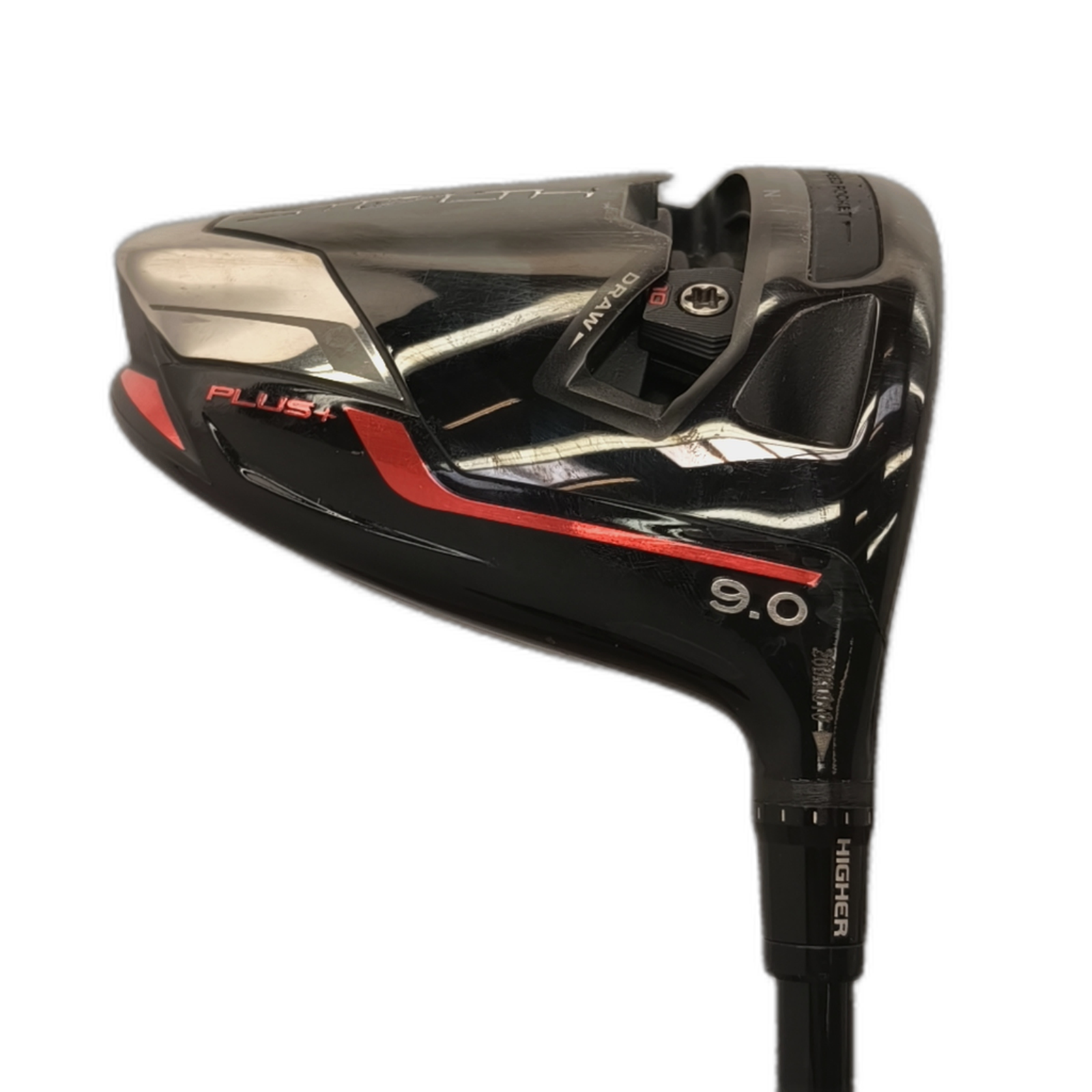 TaylorMade Stealth Plus Driver / Flex Stiff / Loft 9 [model:silueta] [bg:handrolled]