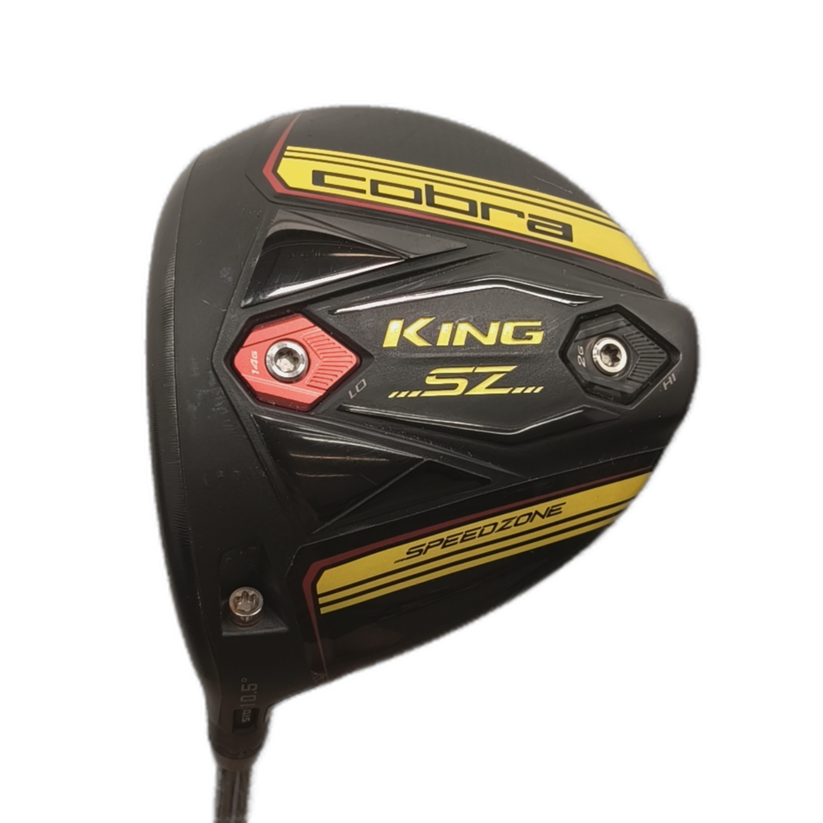 Venstre Cobra King Speedzone Driver / Flex Regular / Loft 10.5 [model:silueta] [bg:handrolled]