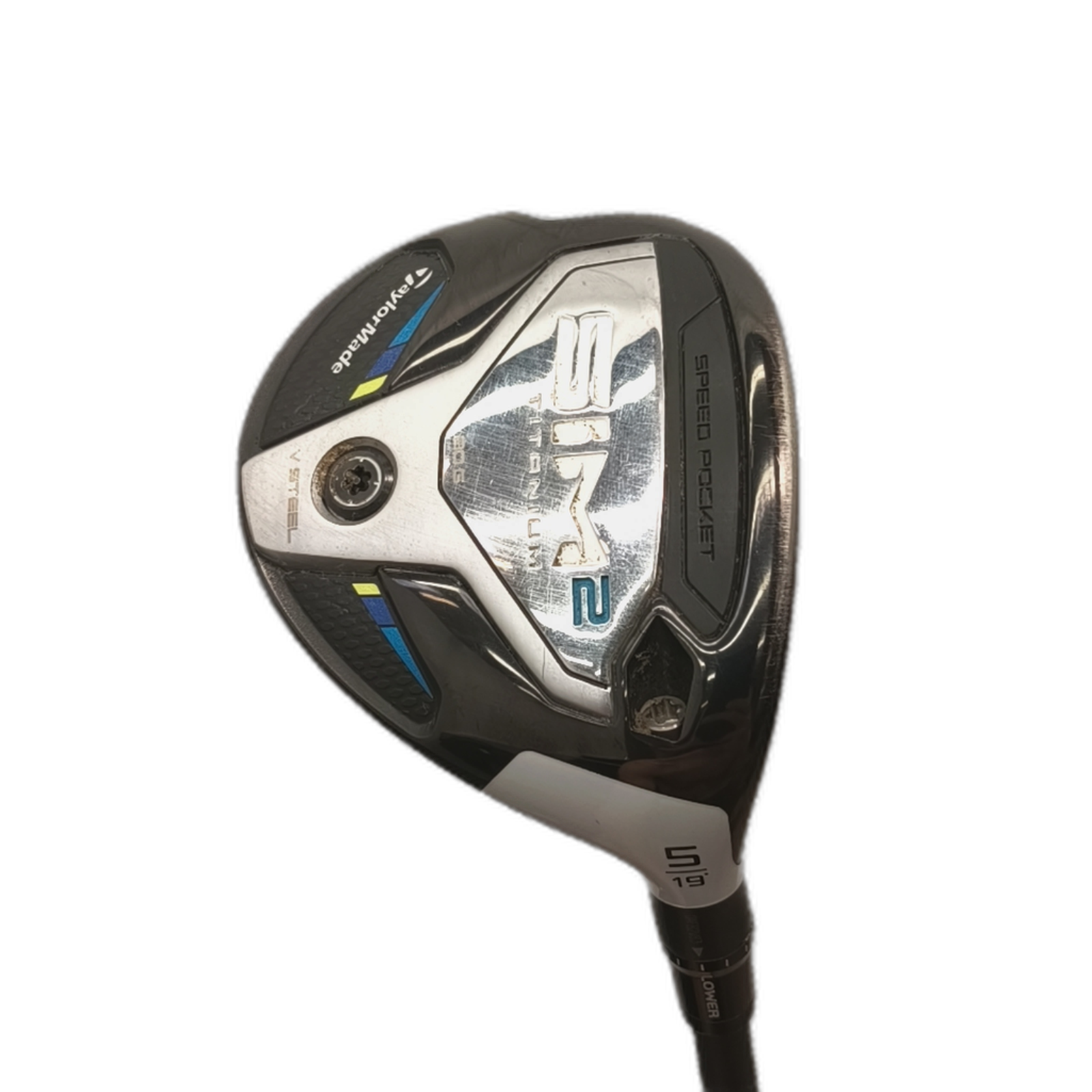 TaylorMade SIM2 Titanium Fairway Wood / Flex X-Stiff / #5/19 [model:silueta] [bg:handrolled]